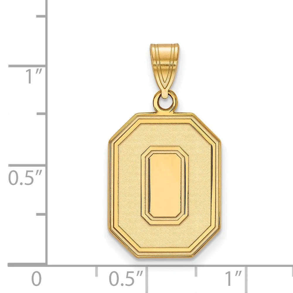 10k Yellow Gold Ohio State Large 'O' Pendant