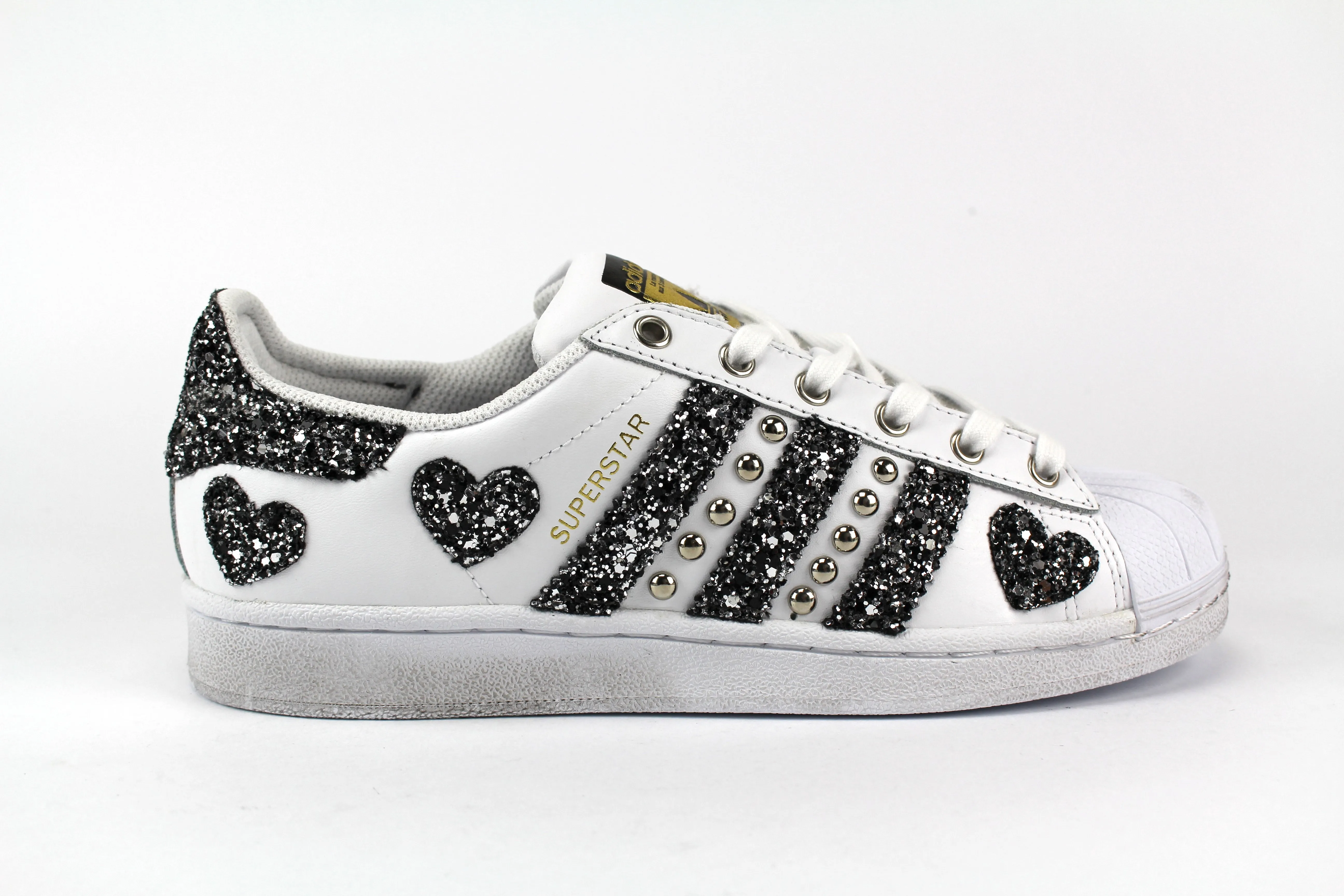 Adidas Superstar Borchie & Cuori Black Silver