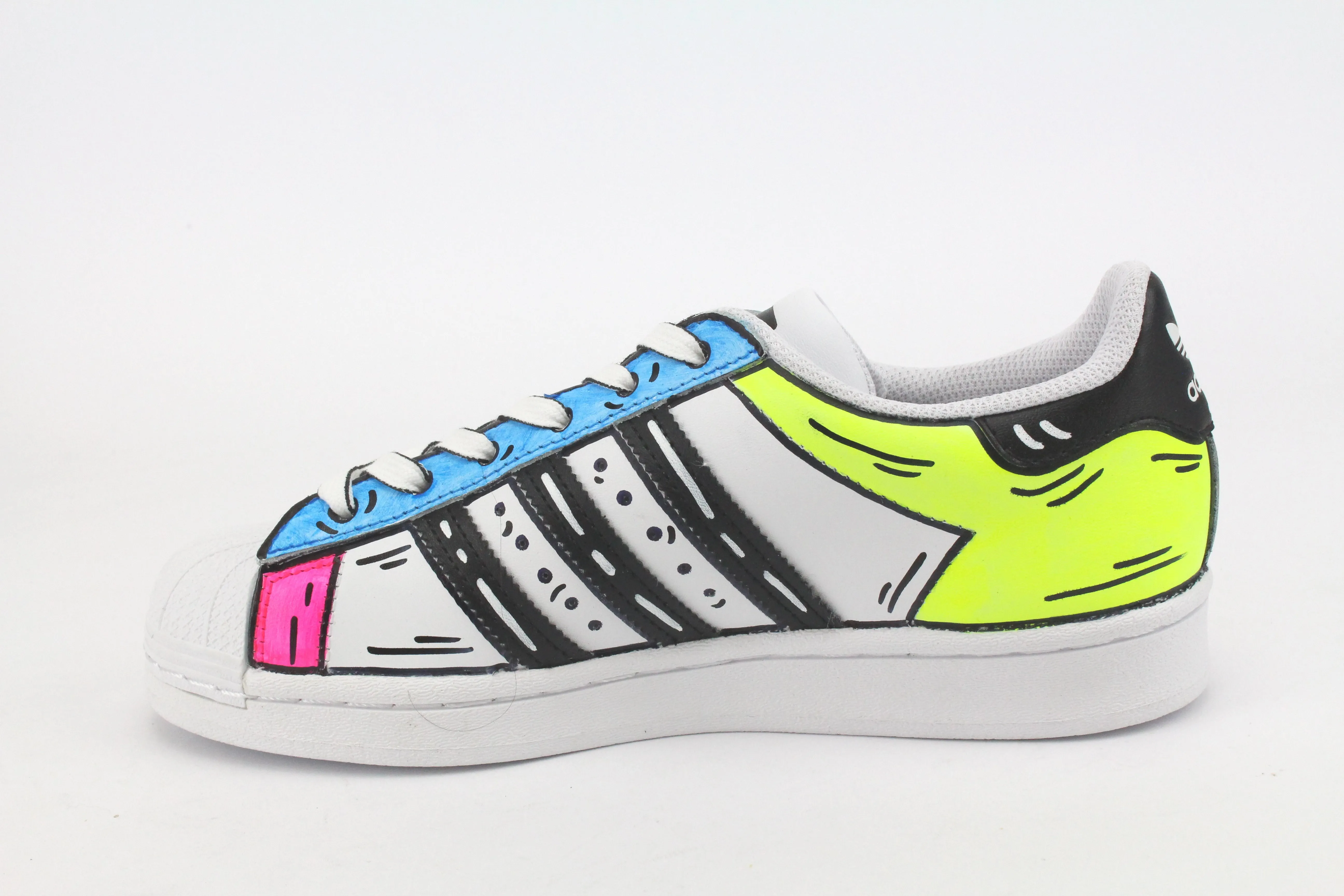 Adidas Superstar Cartoon Fluo