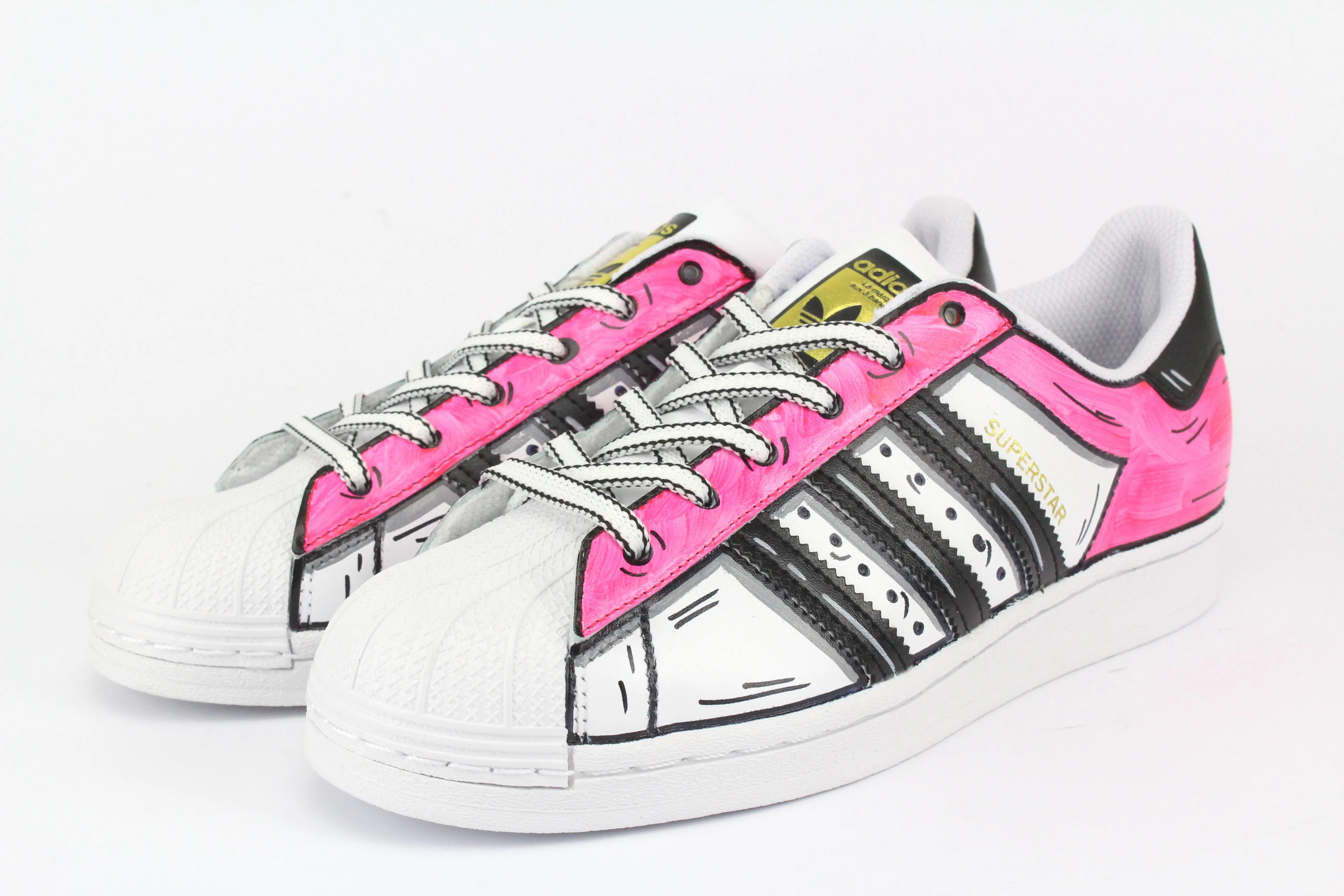 Adidas Superstar Cartoon Fuxia