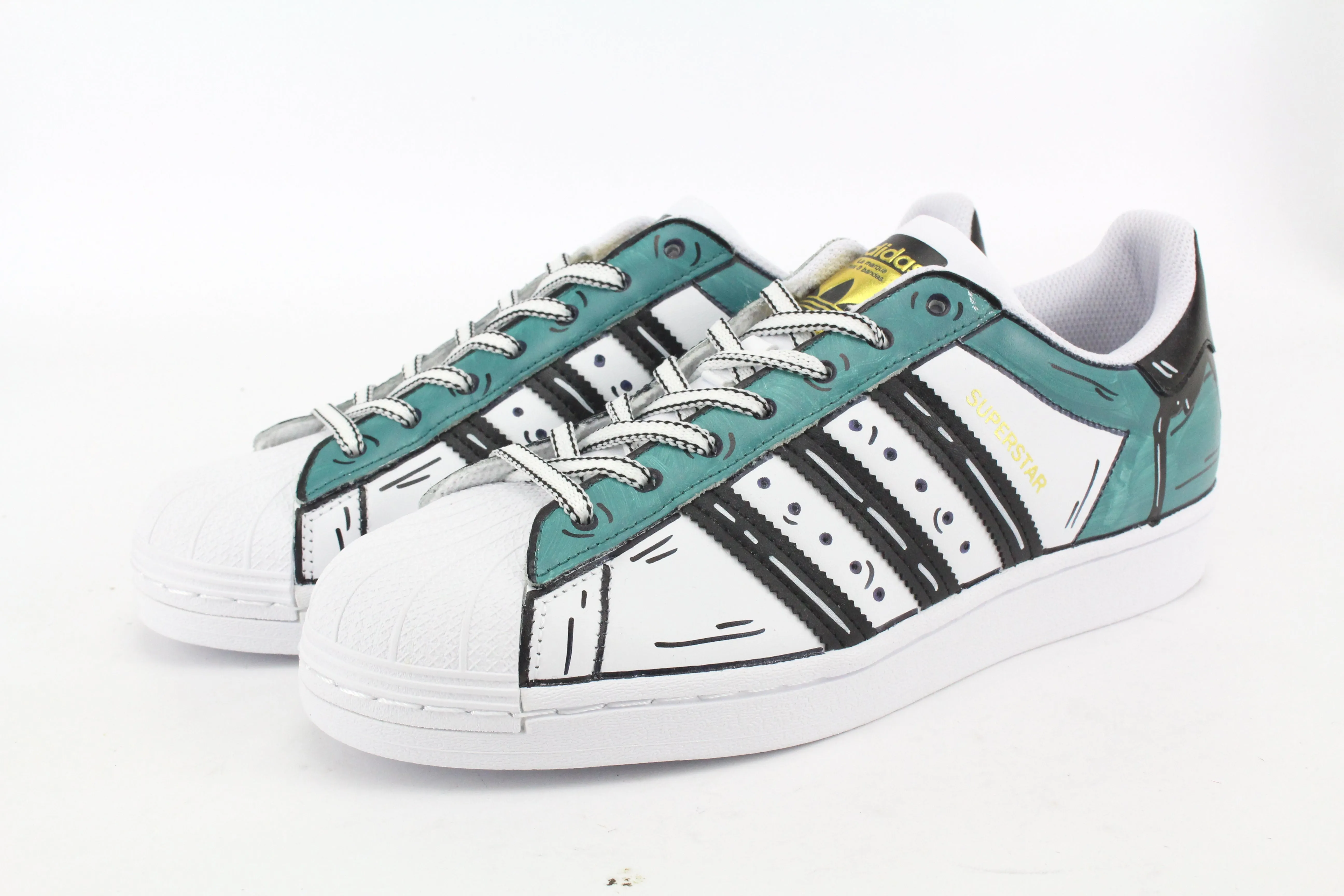 Adidas Superstar Cartoon Slime Petrolio