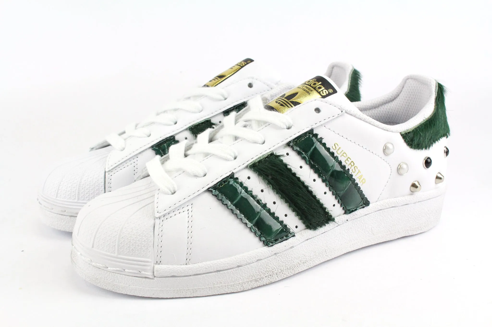 Adidas Superstar Cavallino Verde Cocco & Borchie