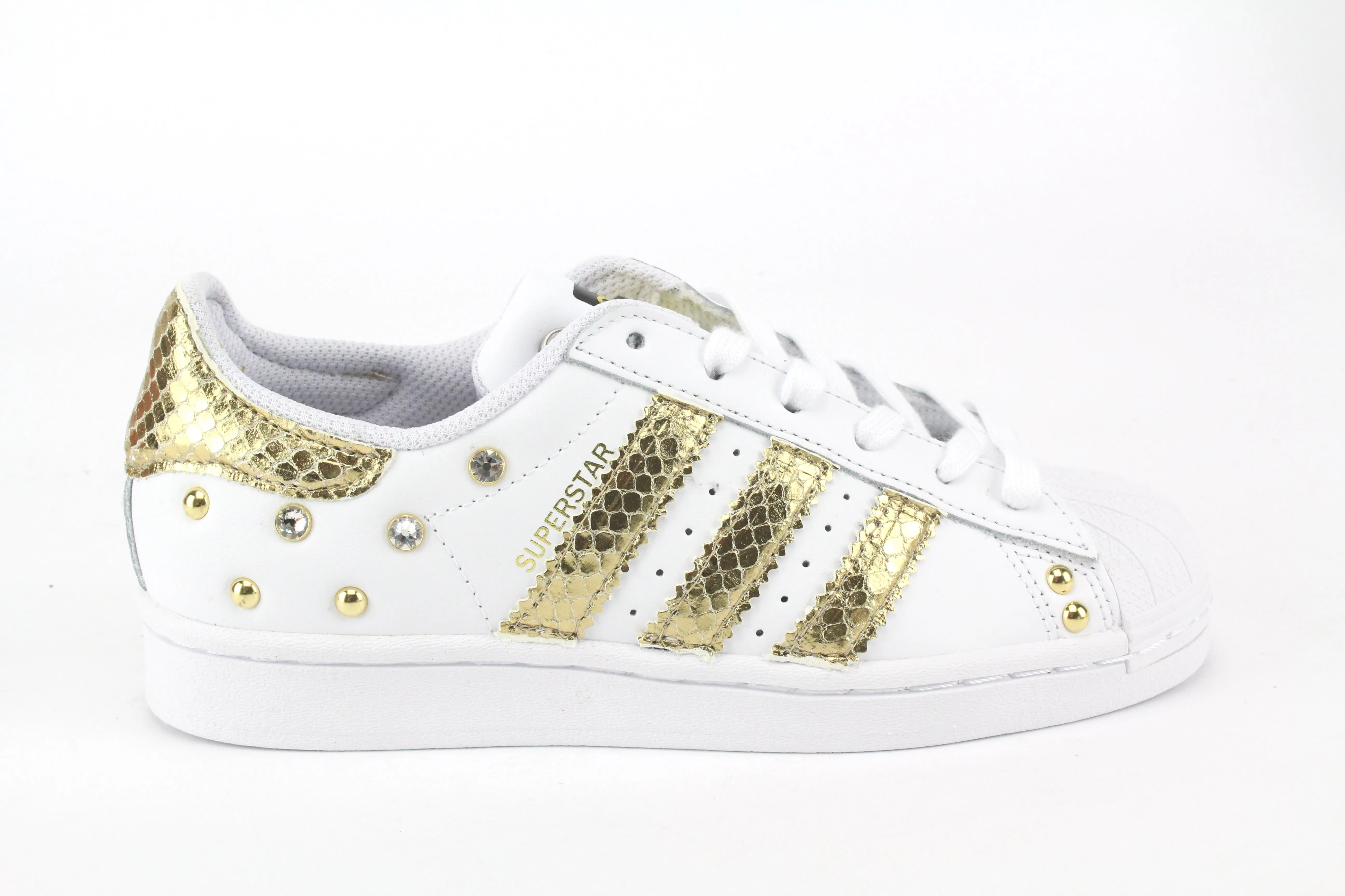 Adidas Superstar Cocco Laminato Gold & Strass