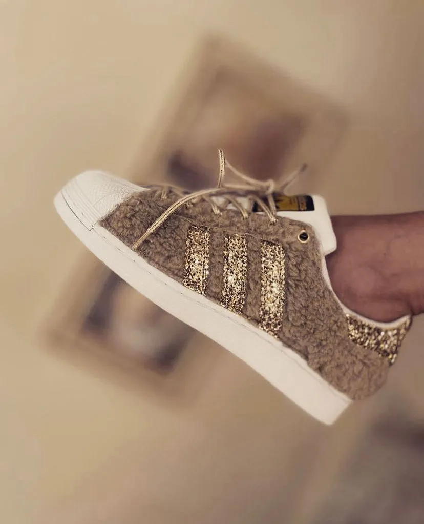 Adidas Superstar Lamb & Glitter Oro