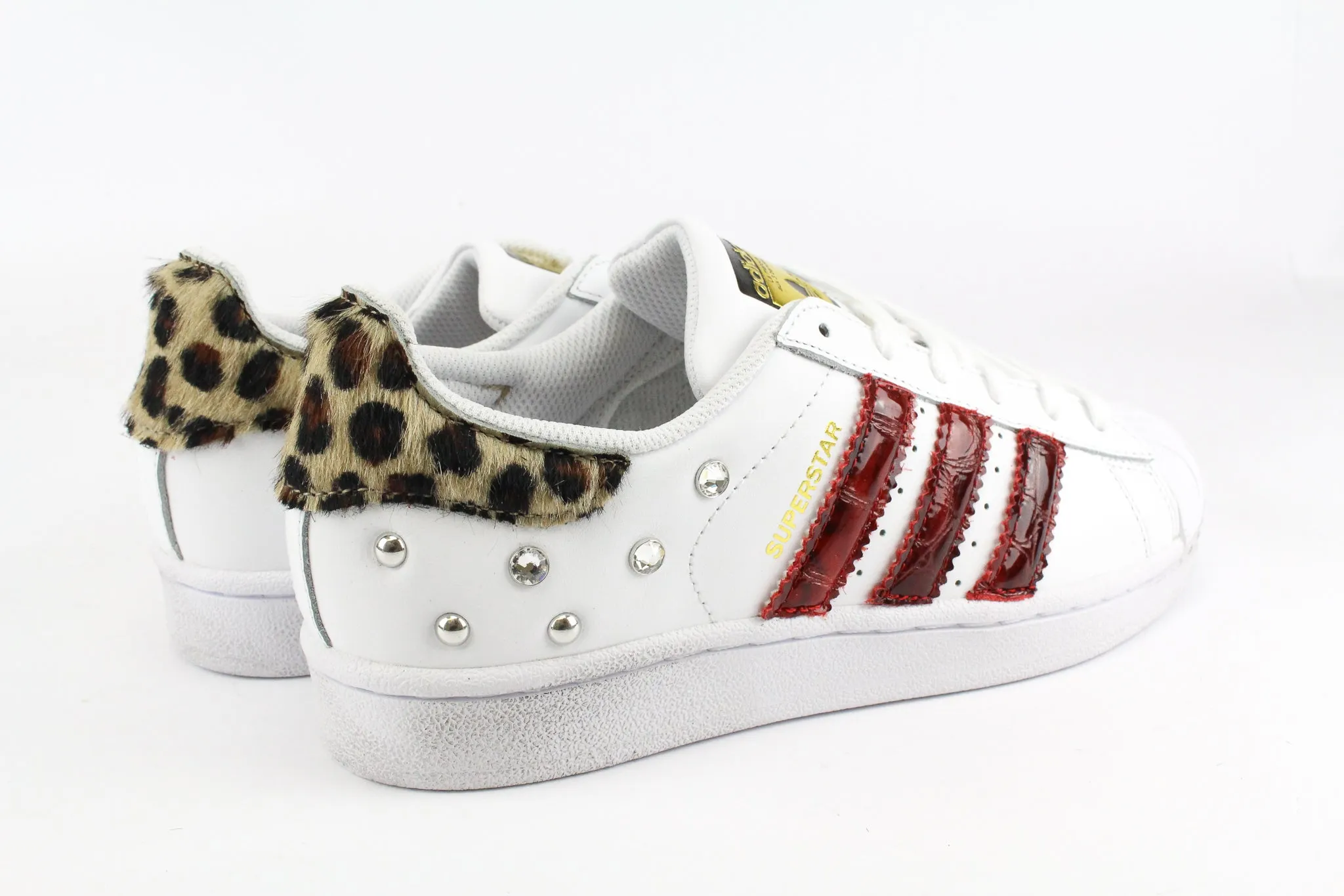 Adidas Superstar Maculate Cocco Rosso & Strass