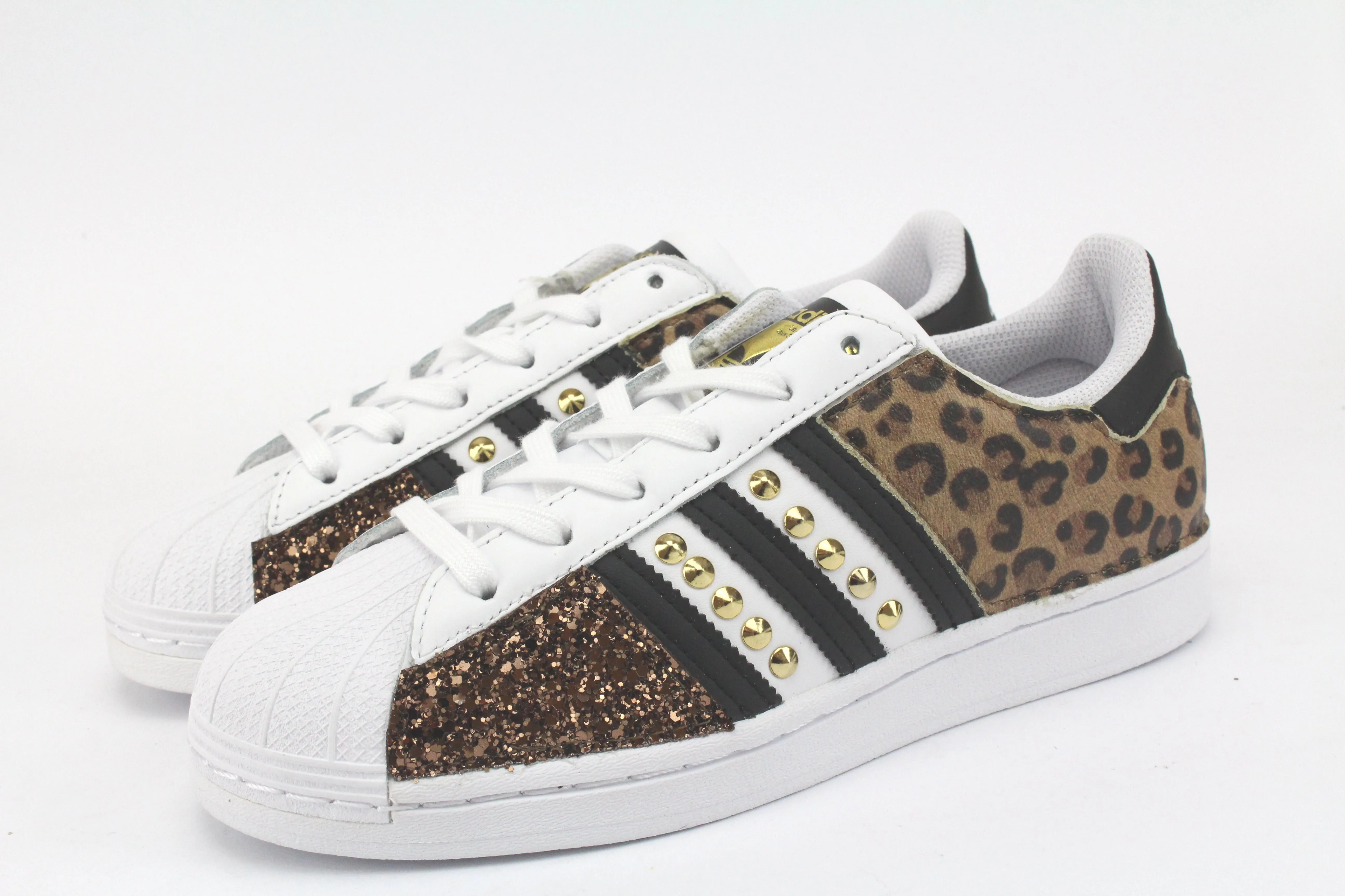 Adidas Superstar Maculate Glitter Brown & Borchie