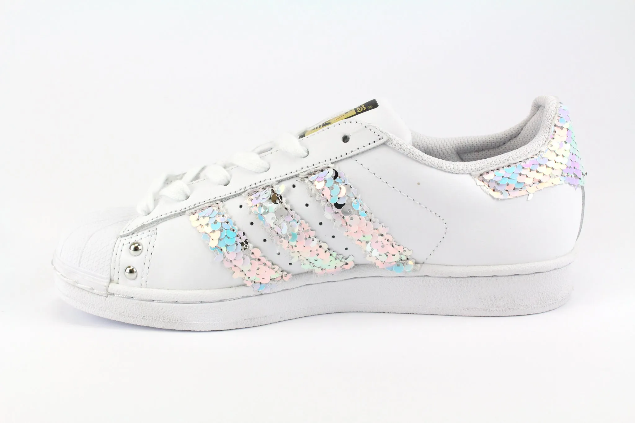 Adidas Superstar Multicolor Paillettes Strass & Borchie