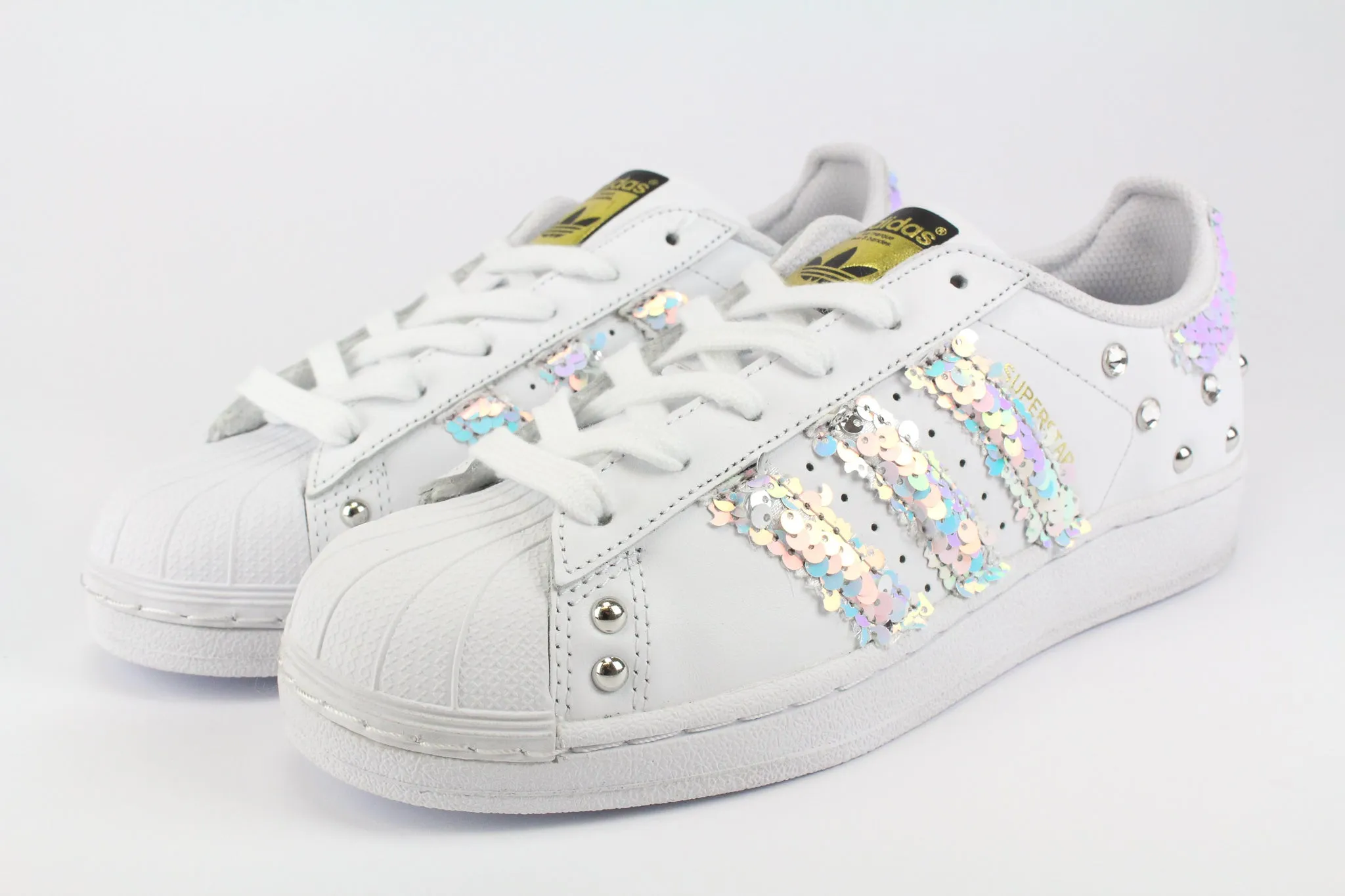 Adidas Superstar Multicolor Paillettes Strass & Borchie