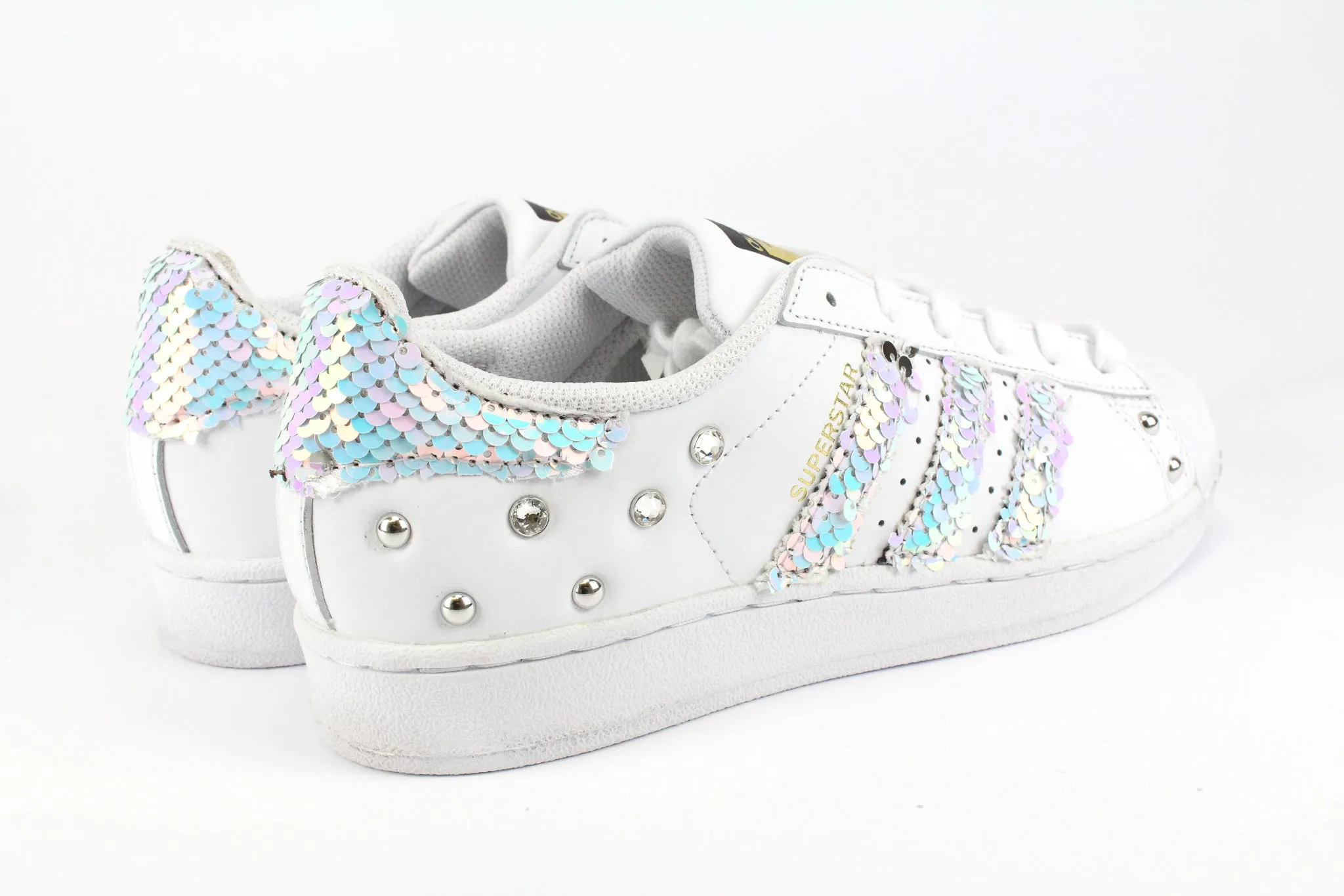 Adidas Superstar Multicolor Paillettes Strass & Borchie