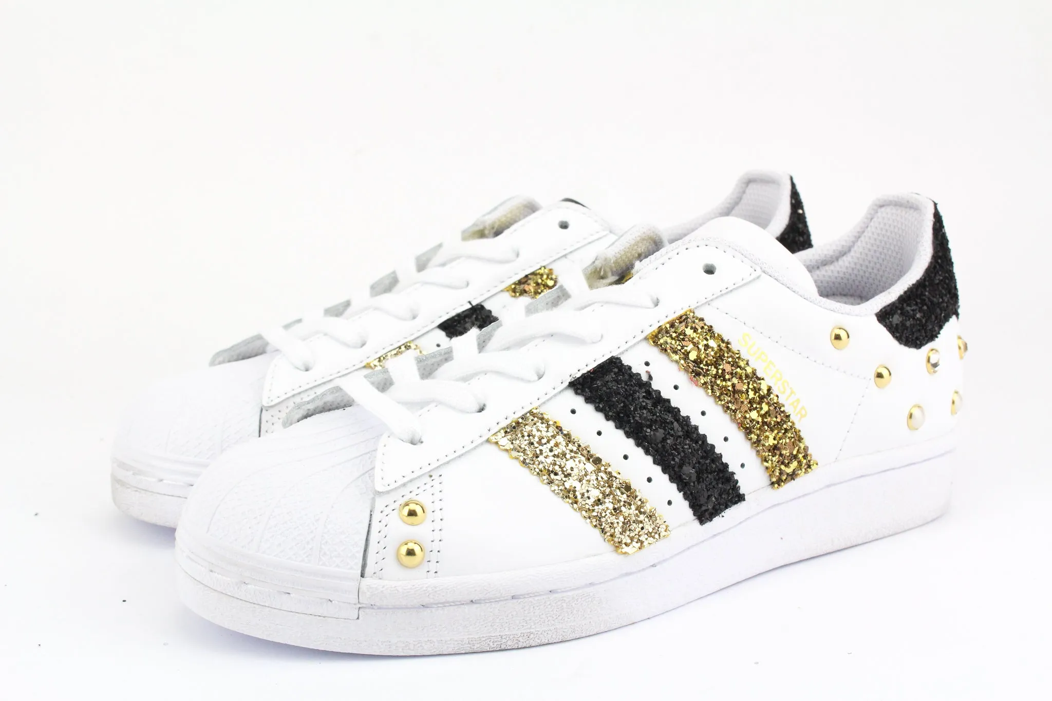 Adidas Superstar Multiglitter Gold & Borchie