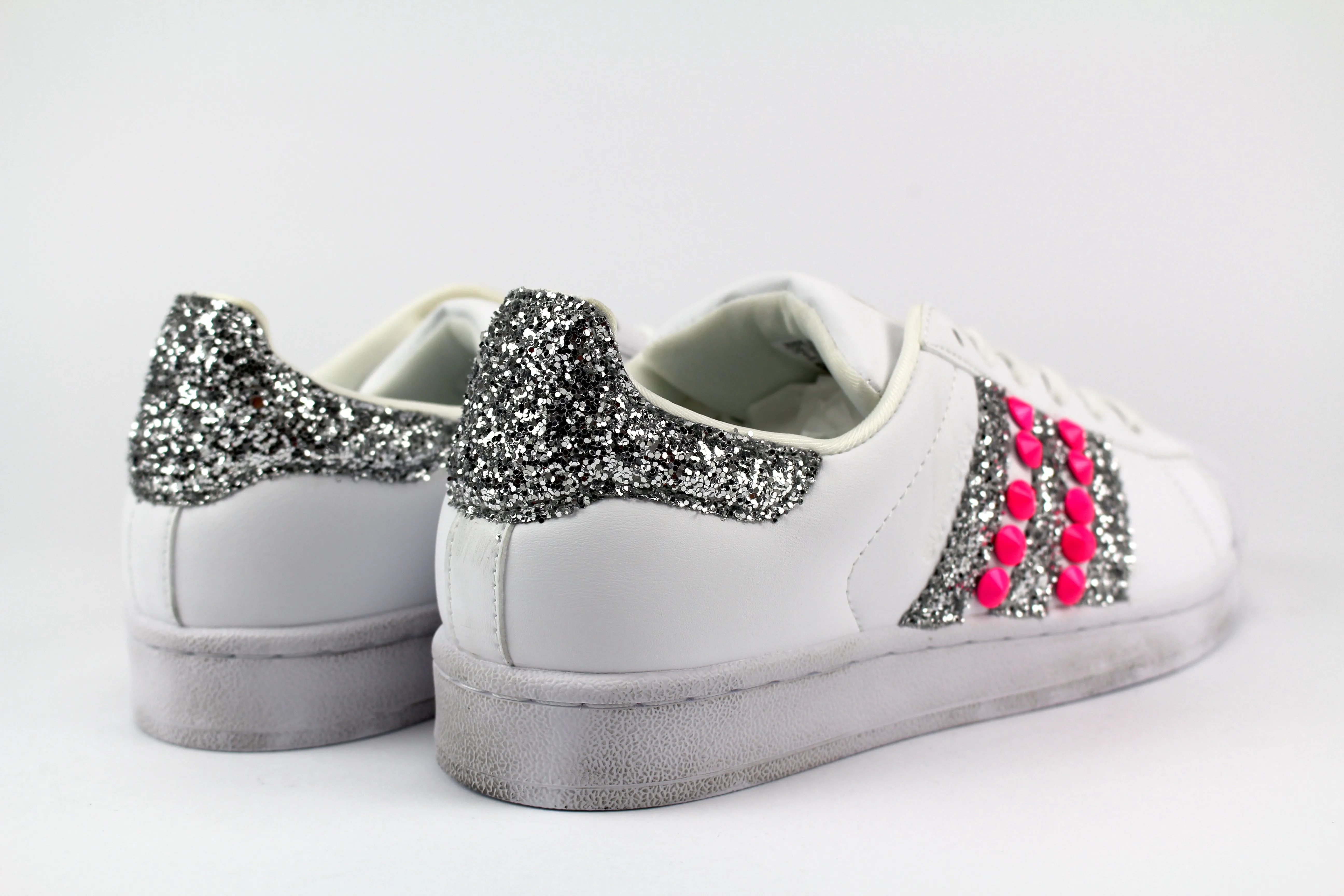 Adidas Superstar Pink Fluo & Silver