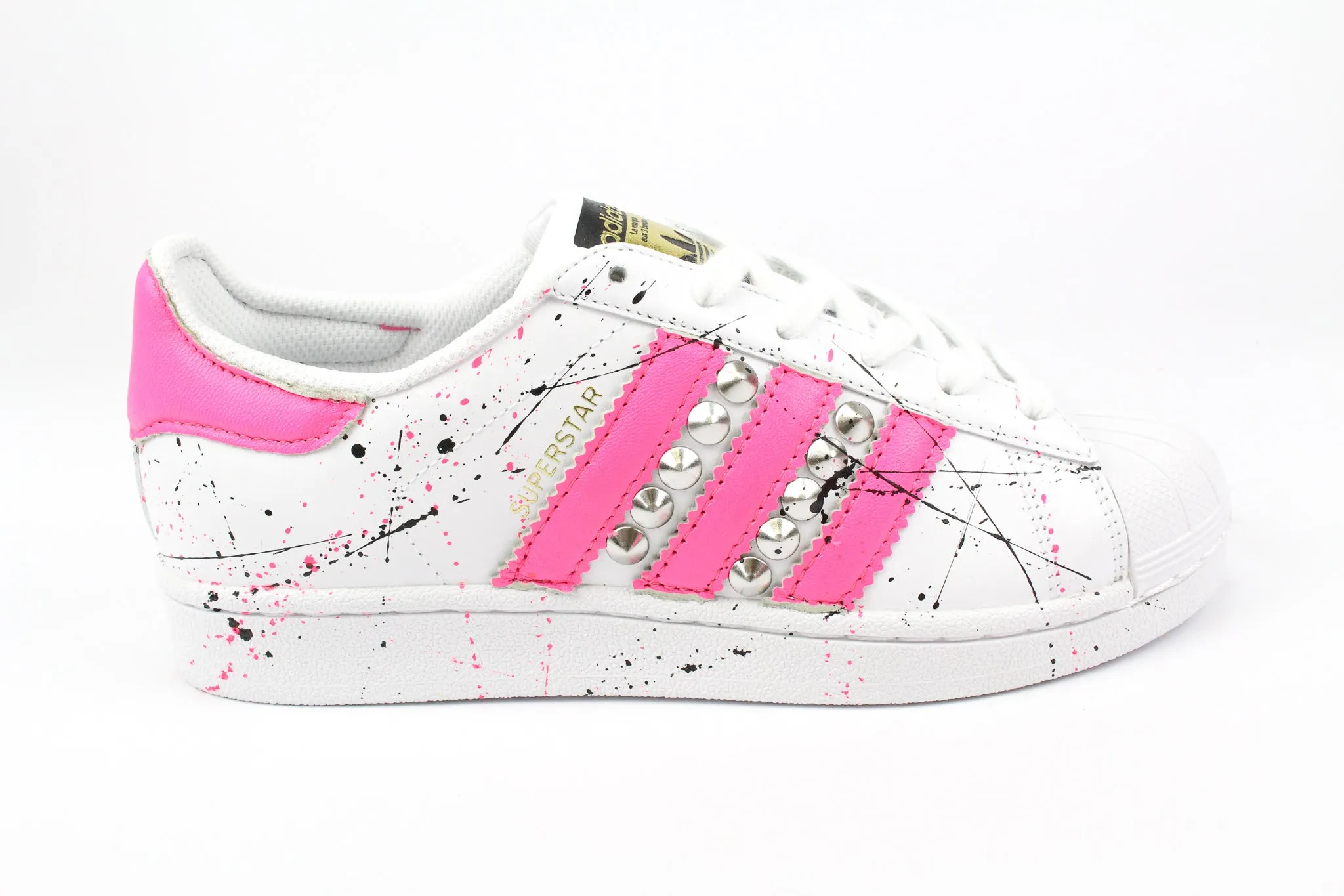 Adidas Superstar Pink Fluo & Vernice