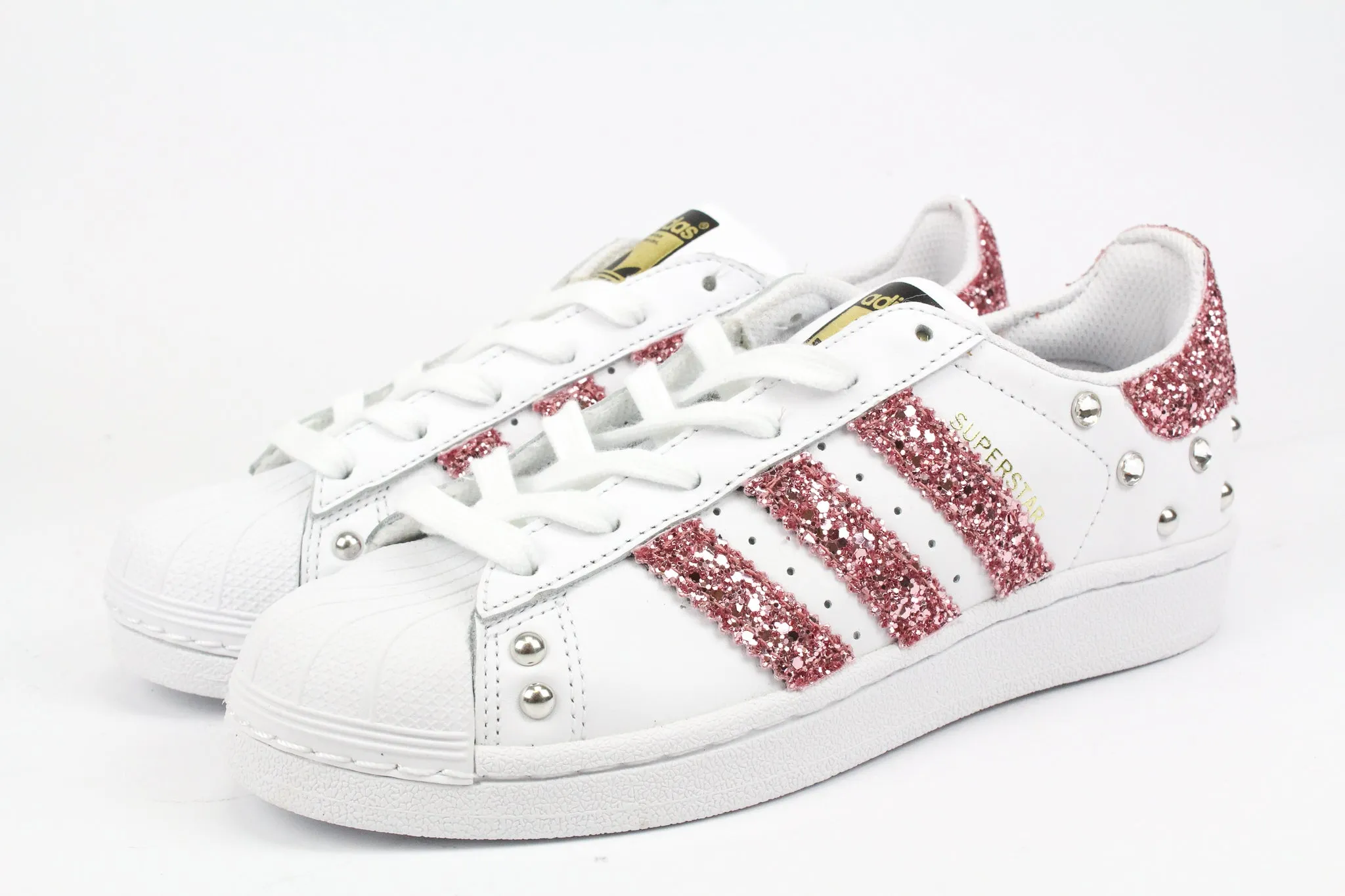 Adidas Superstar Pink Glitter & Strass