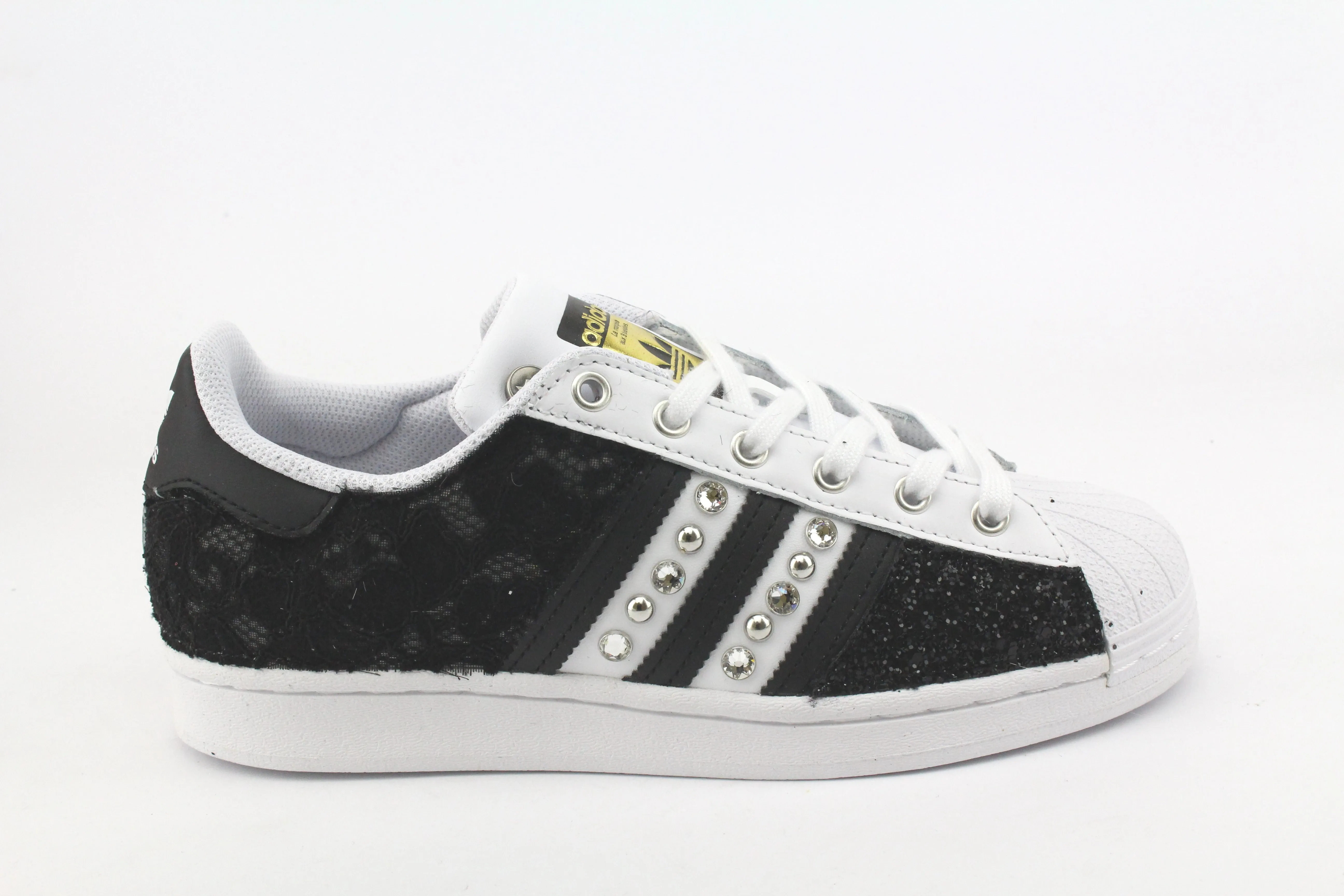 Adidas Superstar Pizzo Black Glitter Black