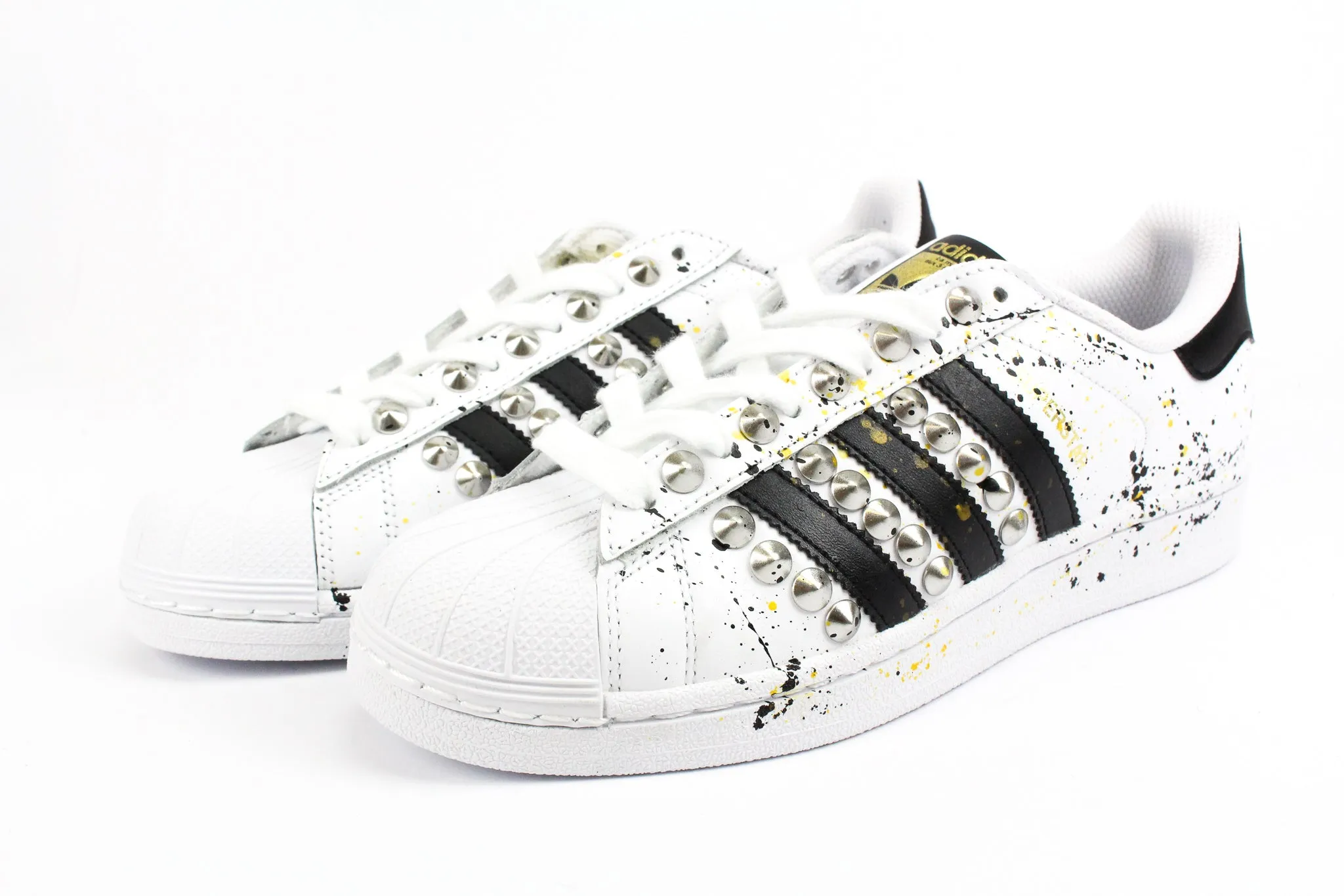 Adidas Superstar Silver Borchie & Vernice Gold