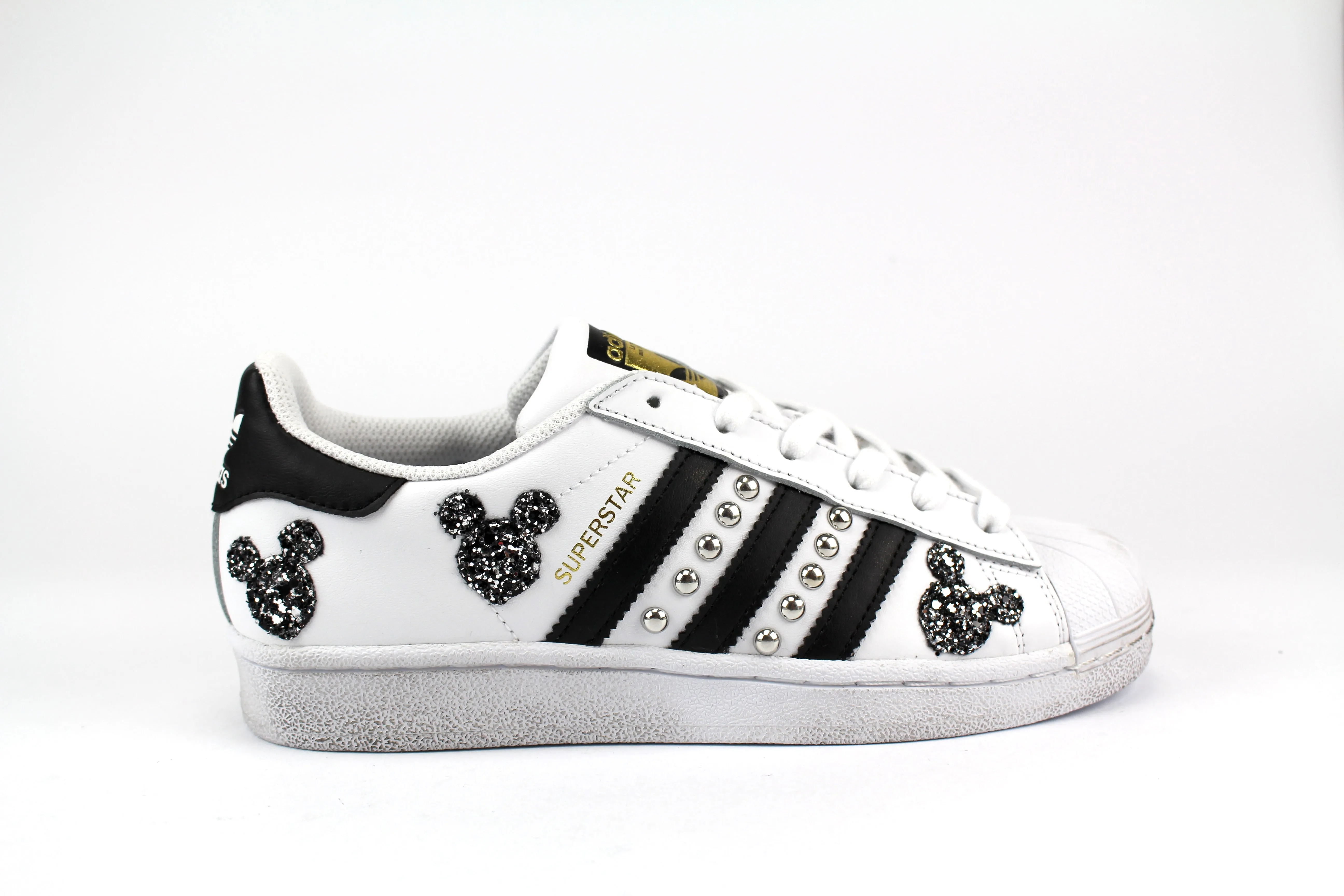 Adidas Superstar Topolini Black Silver & Borchie