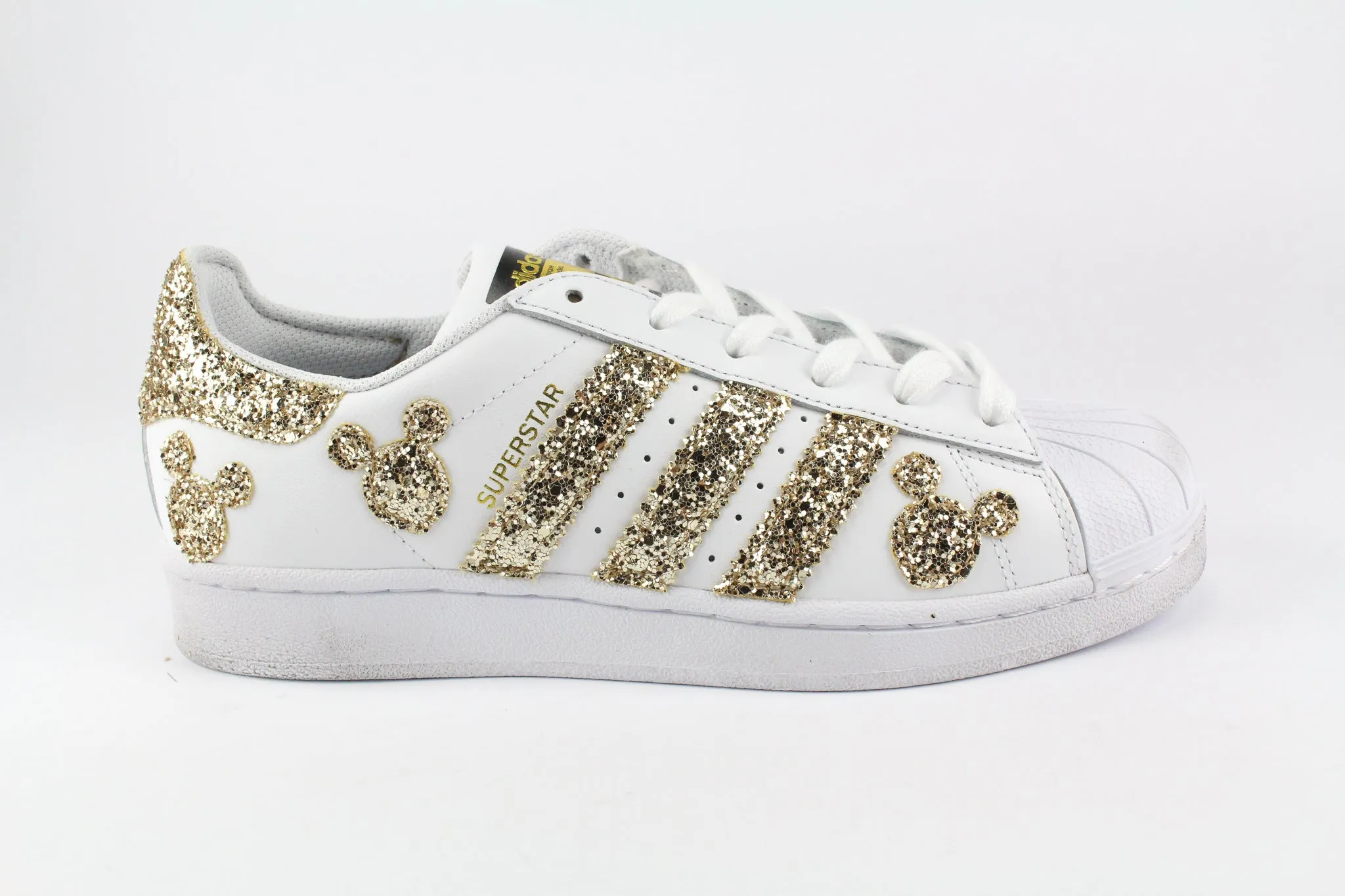 Adidas Superstar Topolini Gold Glitter