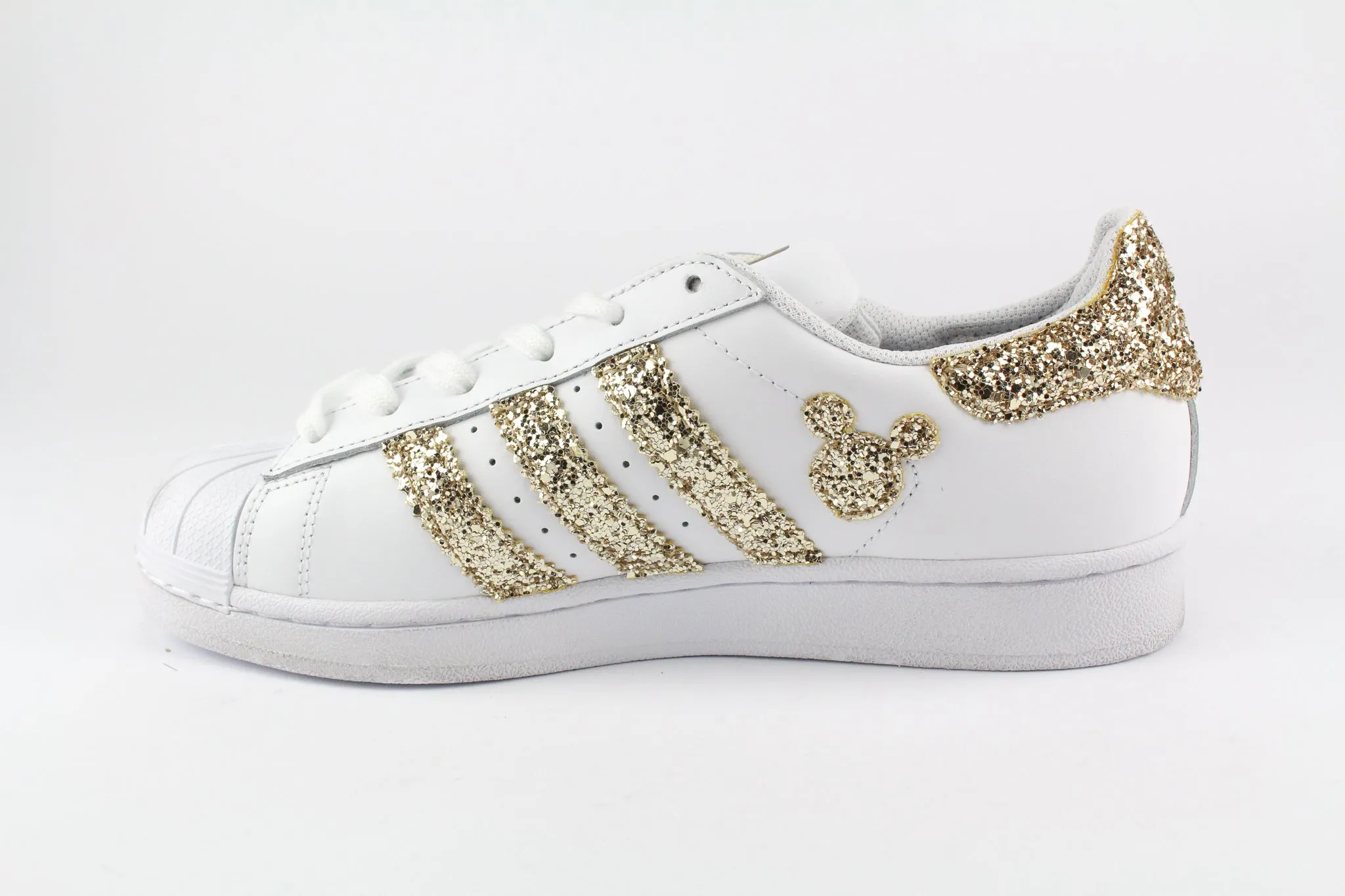 Adidas Superstar Topolini Gold Glitter