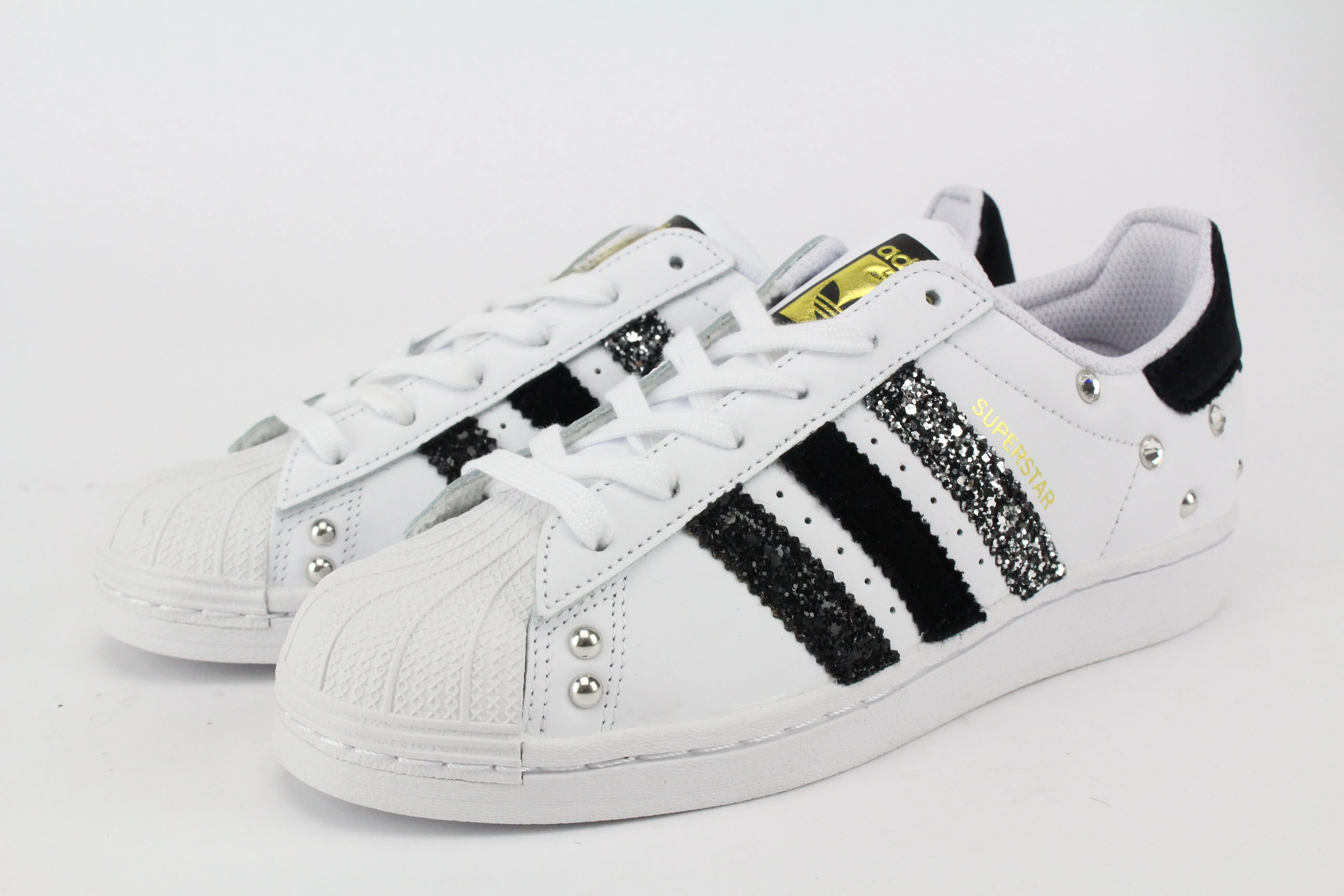 Adidas Superstar Velluto Glitter Black & Strass