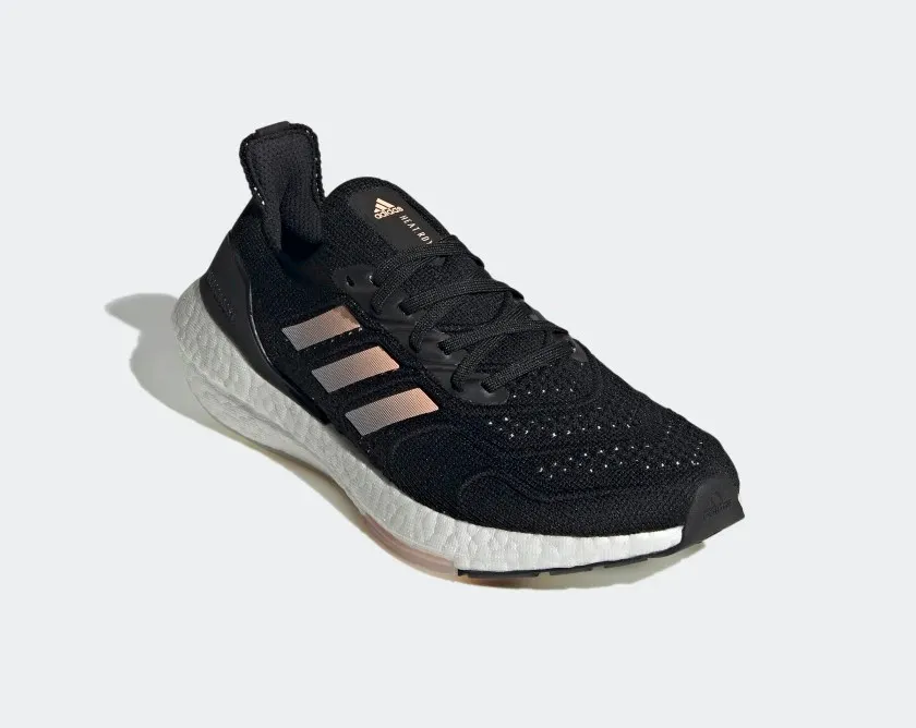 Adidas Ultra Boost 22 Heat.Rdy Core Black Clear Orange Crystal White H01174