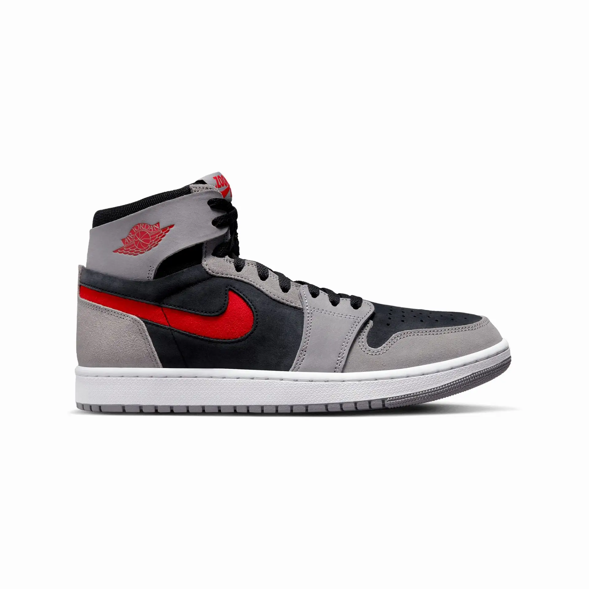 AIR JORDAN 1 ZOOM COMFORT 2 'BLACK/FIRE RED-CEMENT GREY-WHITE'