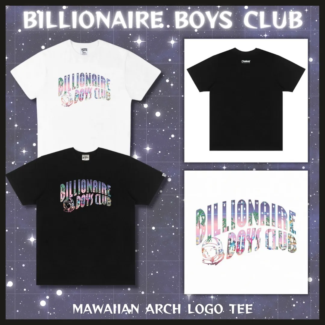 Billionaire Boys Club  |Crew Neck Unisex Street Style Cotton Short Sleeves Logo