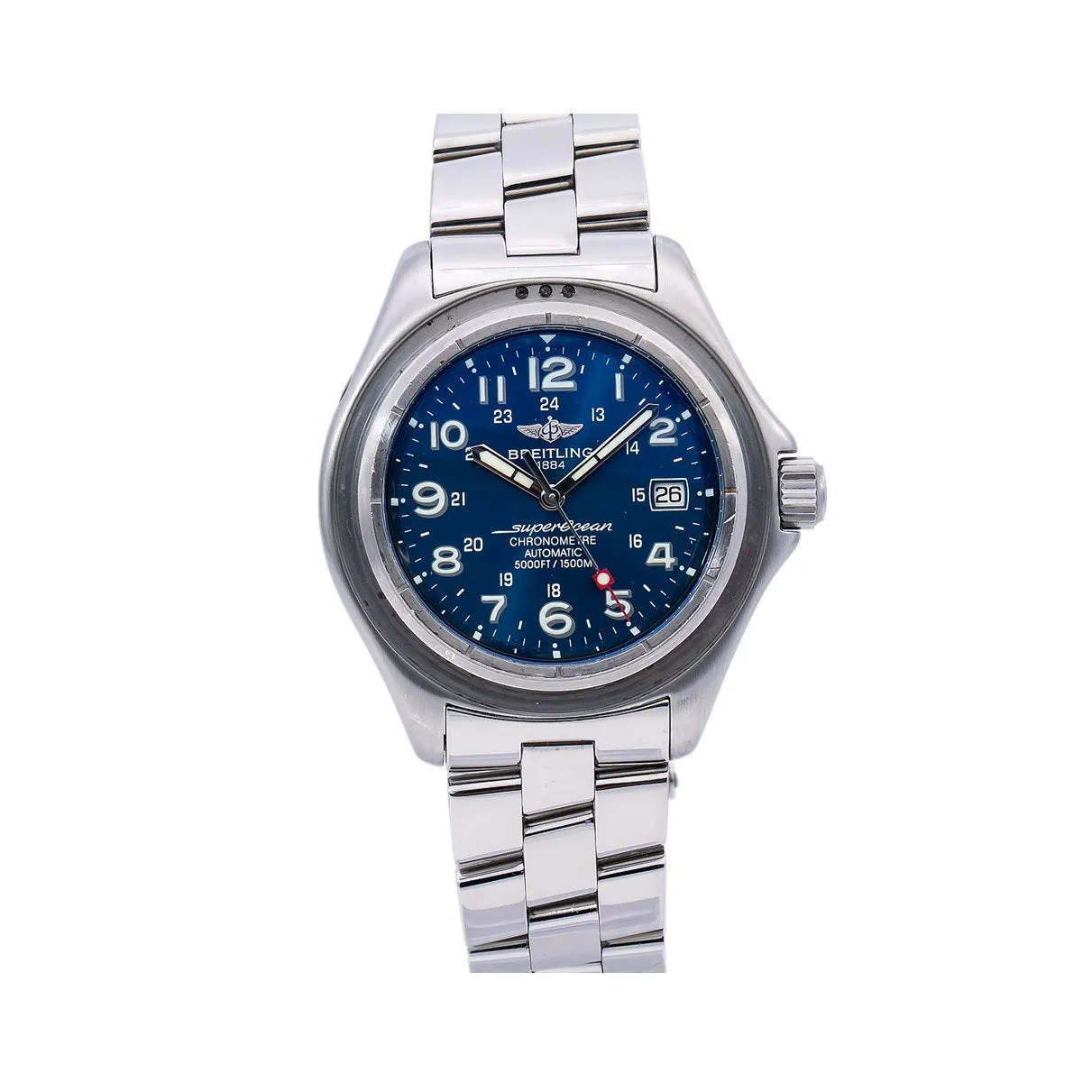 Breitling Superocean A17345 41MM Blue Dial With Stainless Steel Bracelet