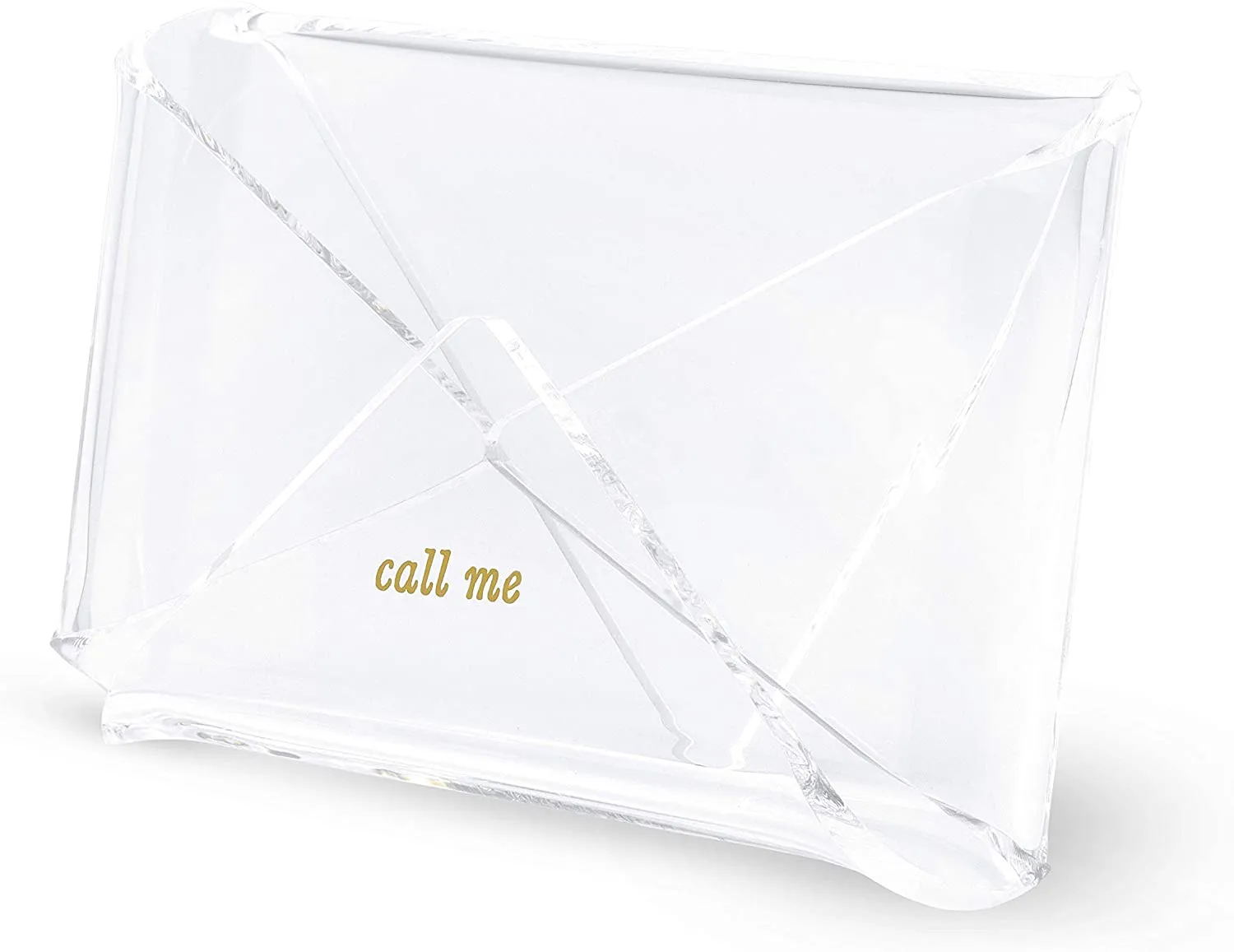 Call Me Acrylic Card Holder