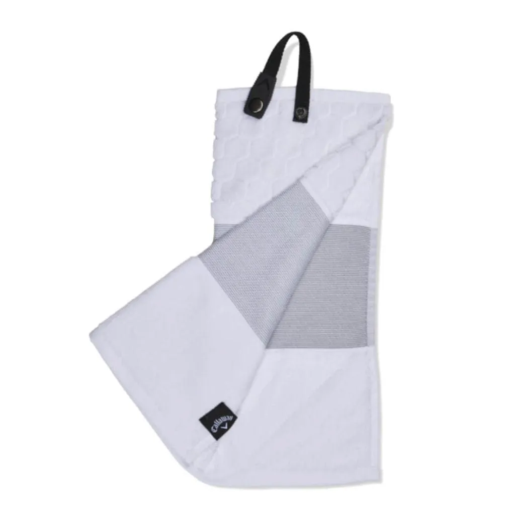 Callaway Tri-Fold Towel - wit