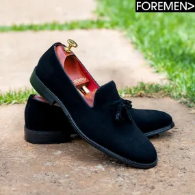 CAPRI | Black Suede Loafers