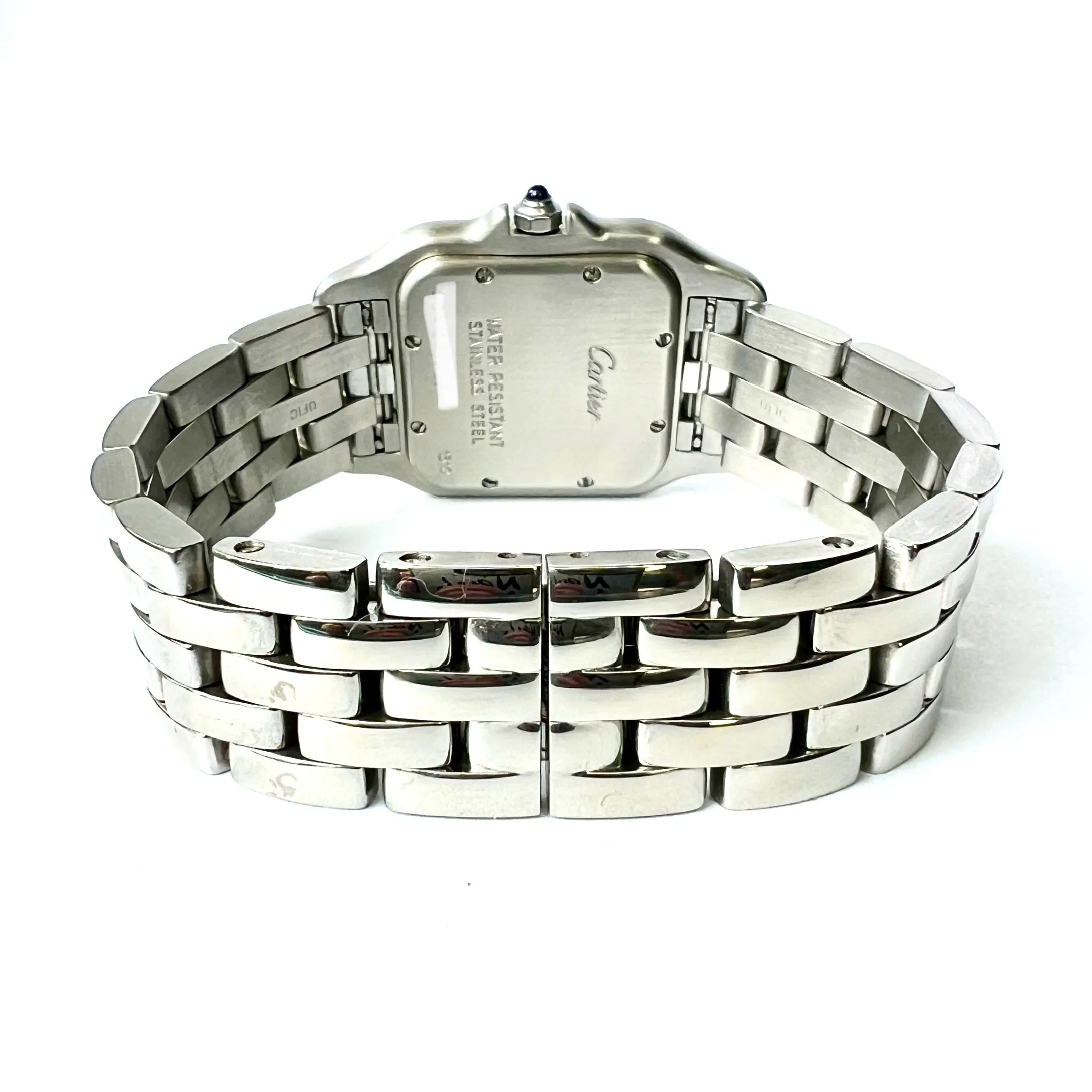 CARTIER PANTHERE 27mm Steel 1.25TCW Diamond Watch NEW Model