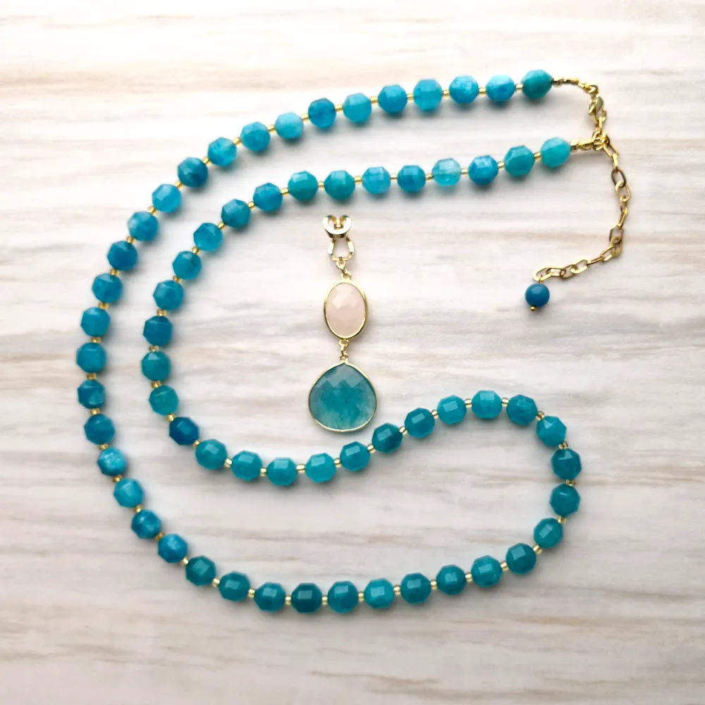 Chelsea Double Strand 9 Collarbone Necklace