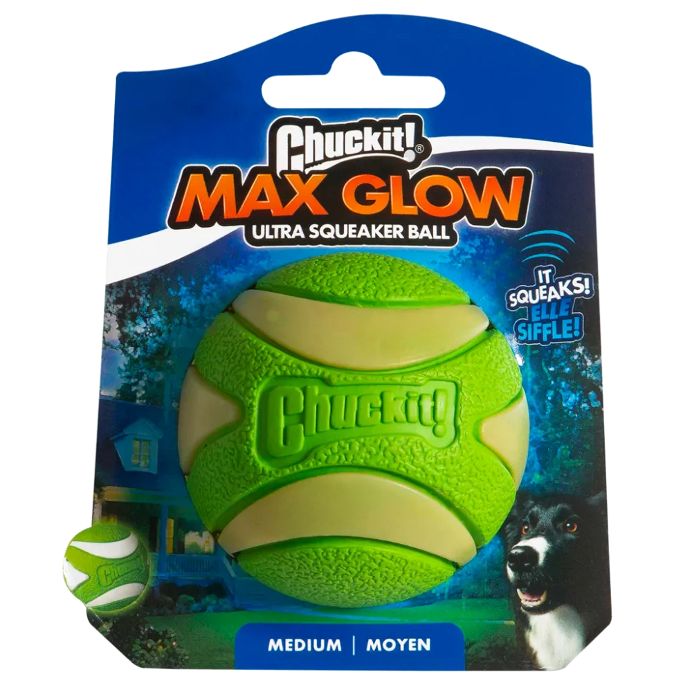 Chuckit Max Glow Ultra Squeaker