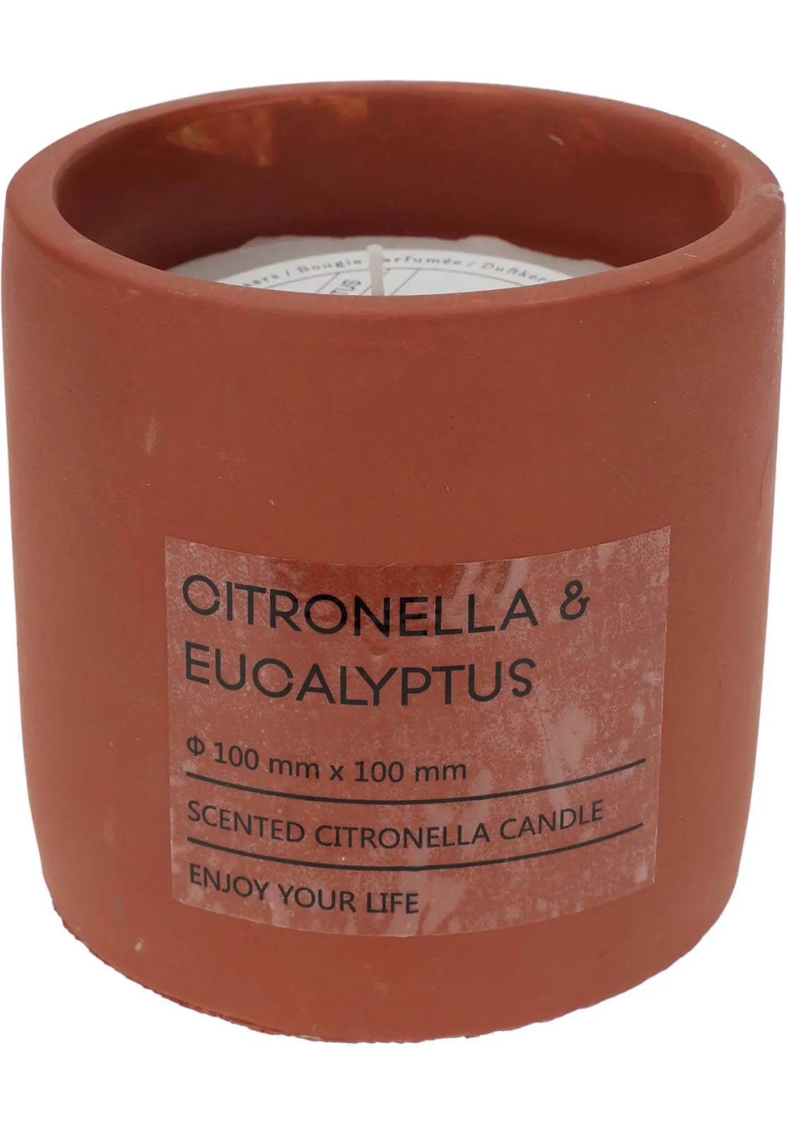 Citronella Candle In Pot 10cm