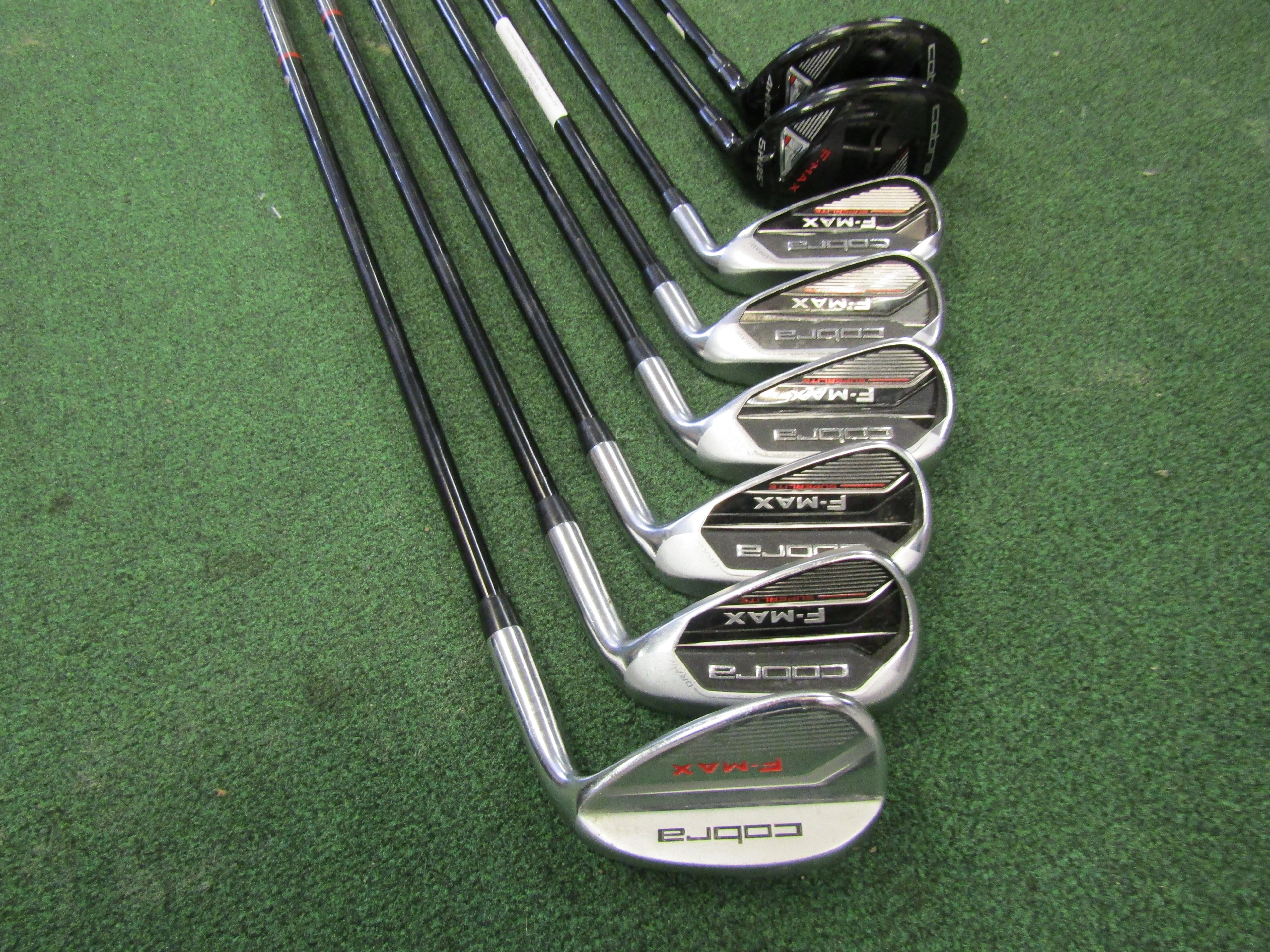 Cobra F-Max Superlite Draw Combo Graphite Iron Set Reg. Flex Graph. Shafts MRH