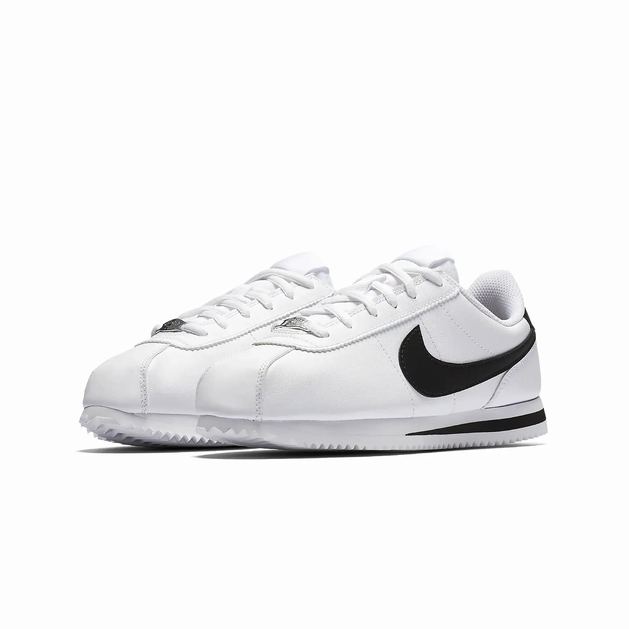 CORTEZ BASIC SL 'WHITE/BLACK' (GS)