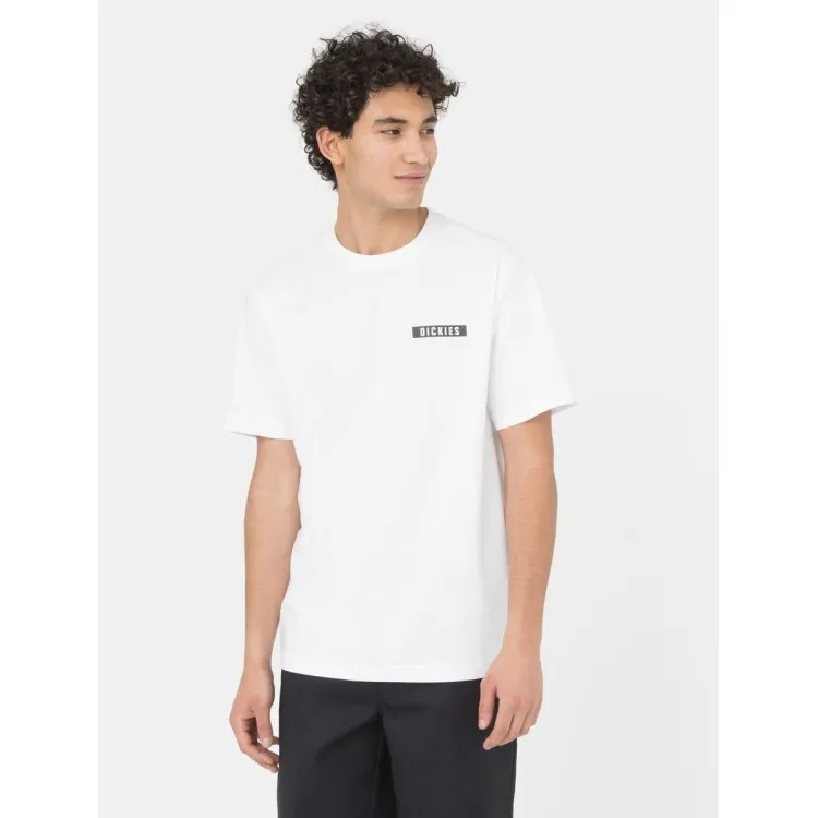 Dickies Baker City T-Shirt Uomo Maniche Corte Bianca