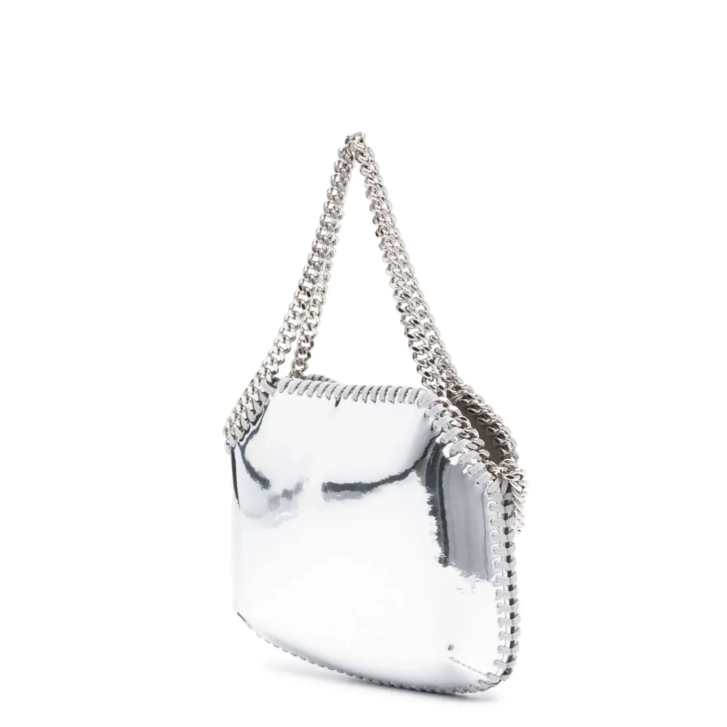 Falabella Mini Evening Mirror, Silver