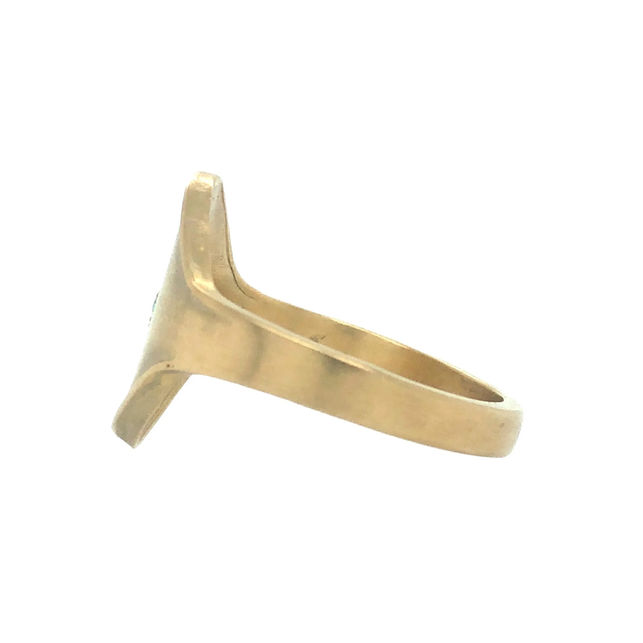 Gold Opal Signet Ring - Nina Baker