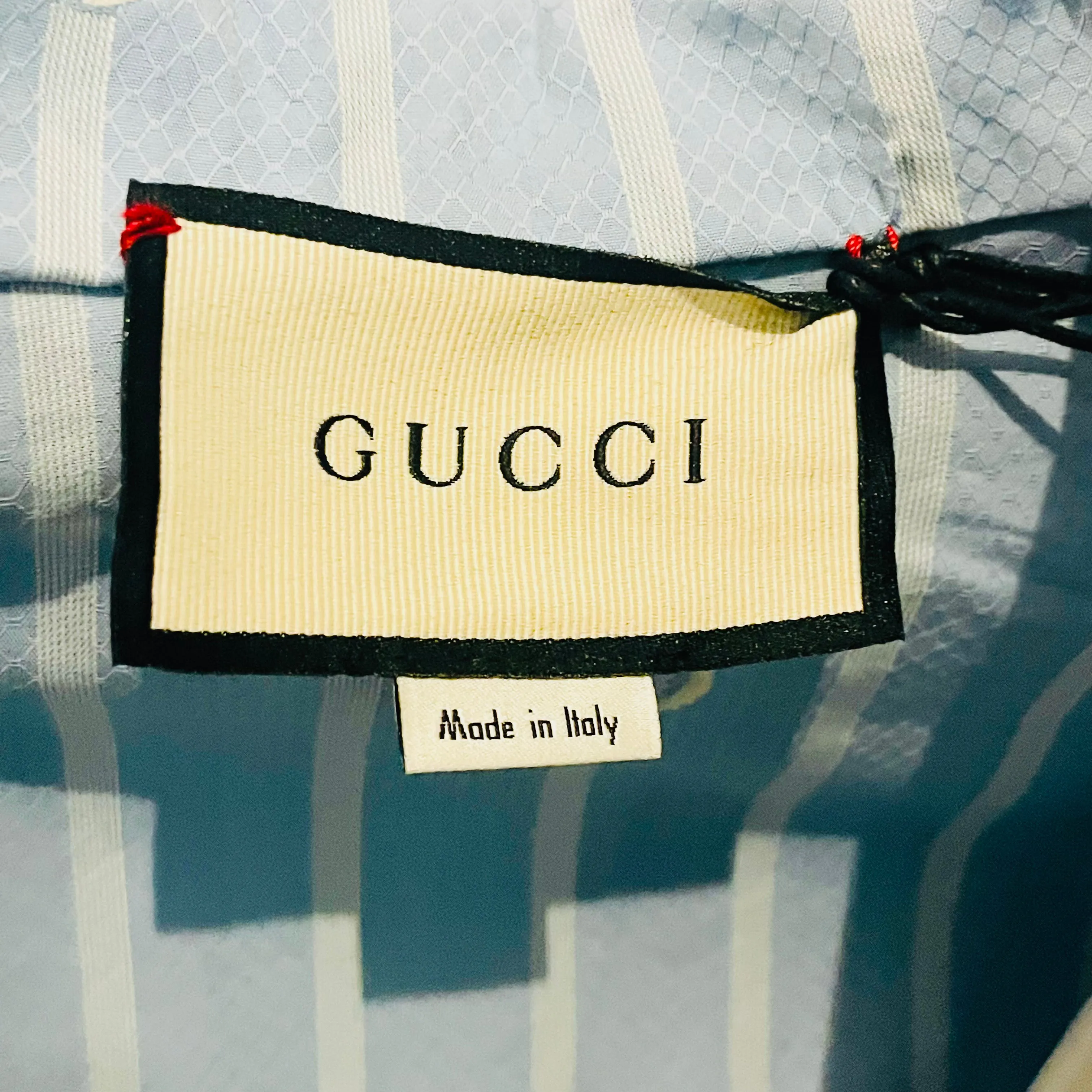 GUCCI - Shirt light blue color Logo size 36 IT