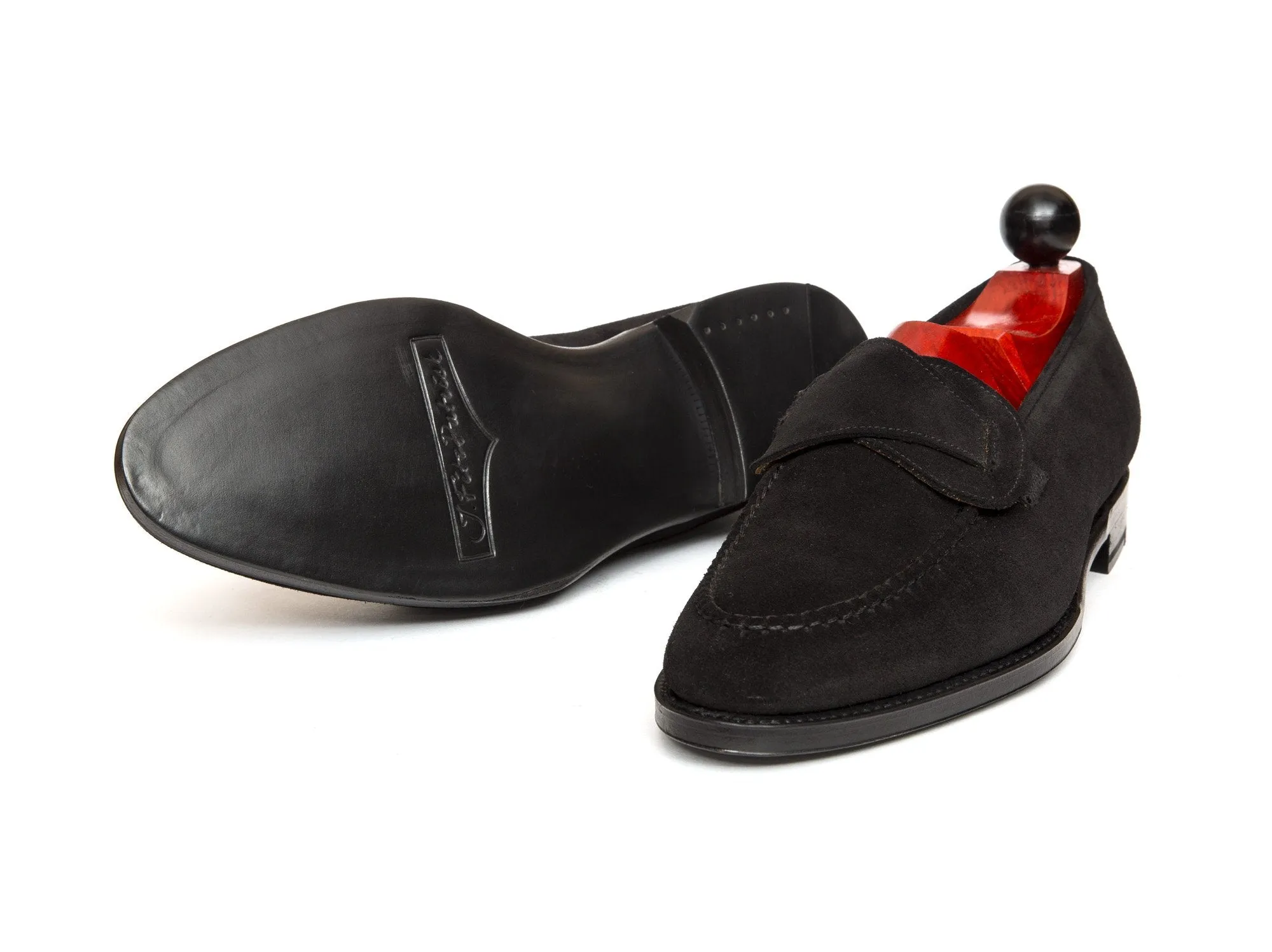 Hawthorne - MTO - Black Suede - TMG Last - Single Leather Sole