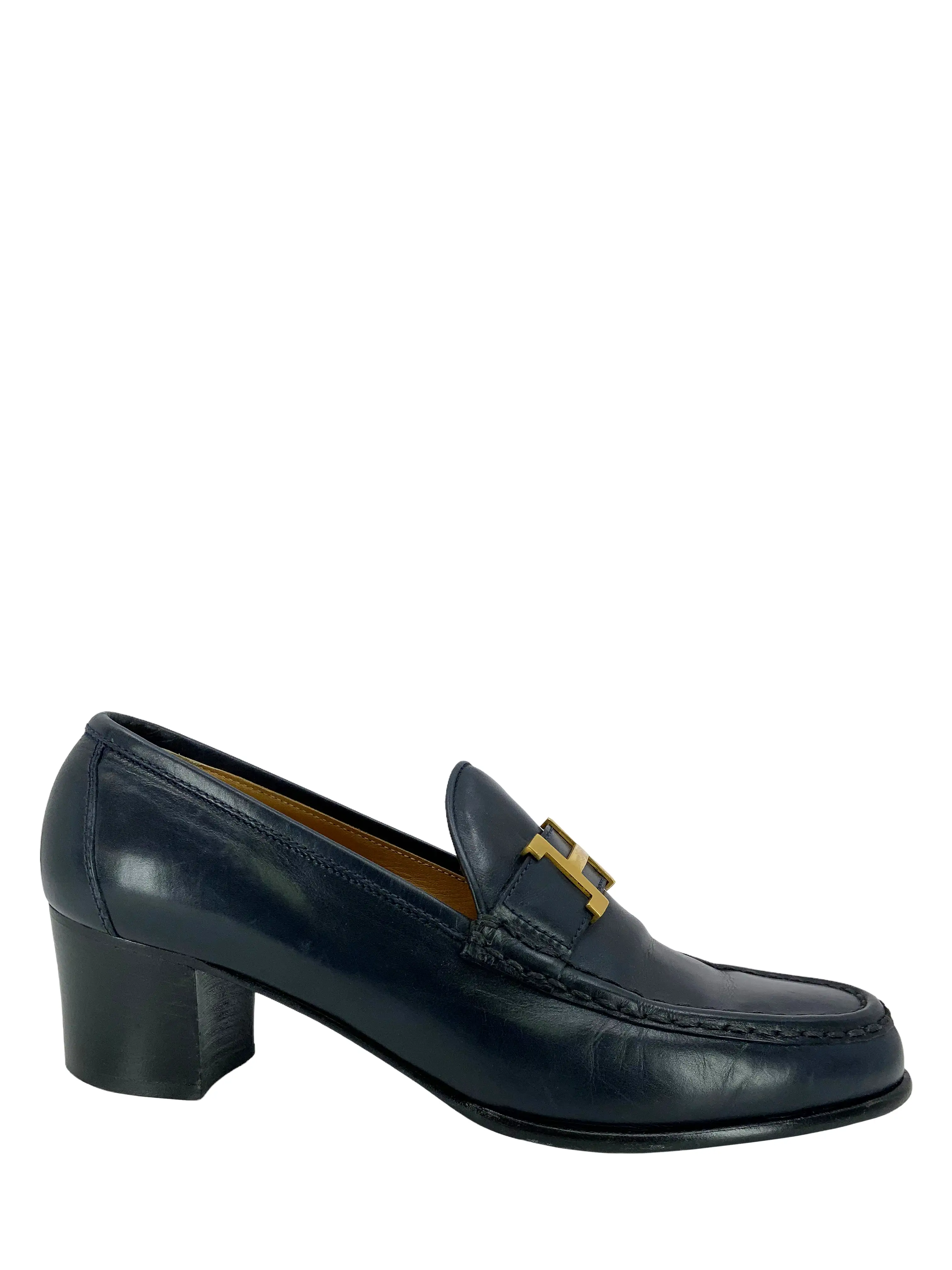 HERMES Dauphine Loafer Pumps Size 9