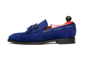 Issaquah - MTO - Vivid Blue Suede - MGF Last - City Rubber Sole