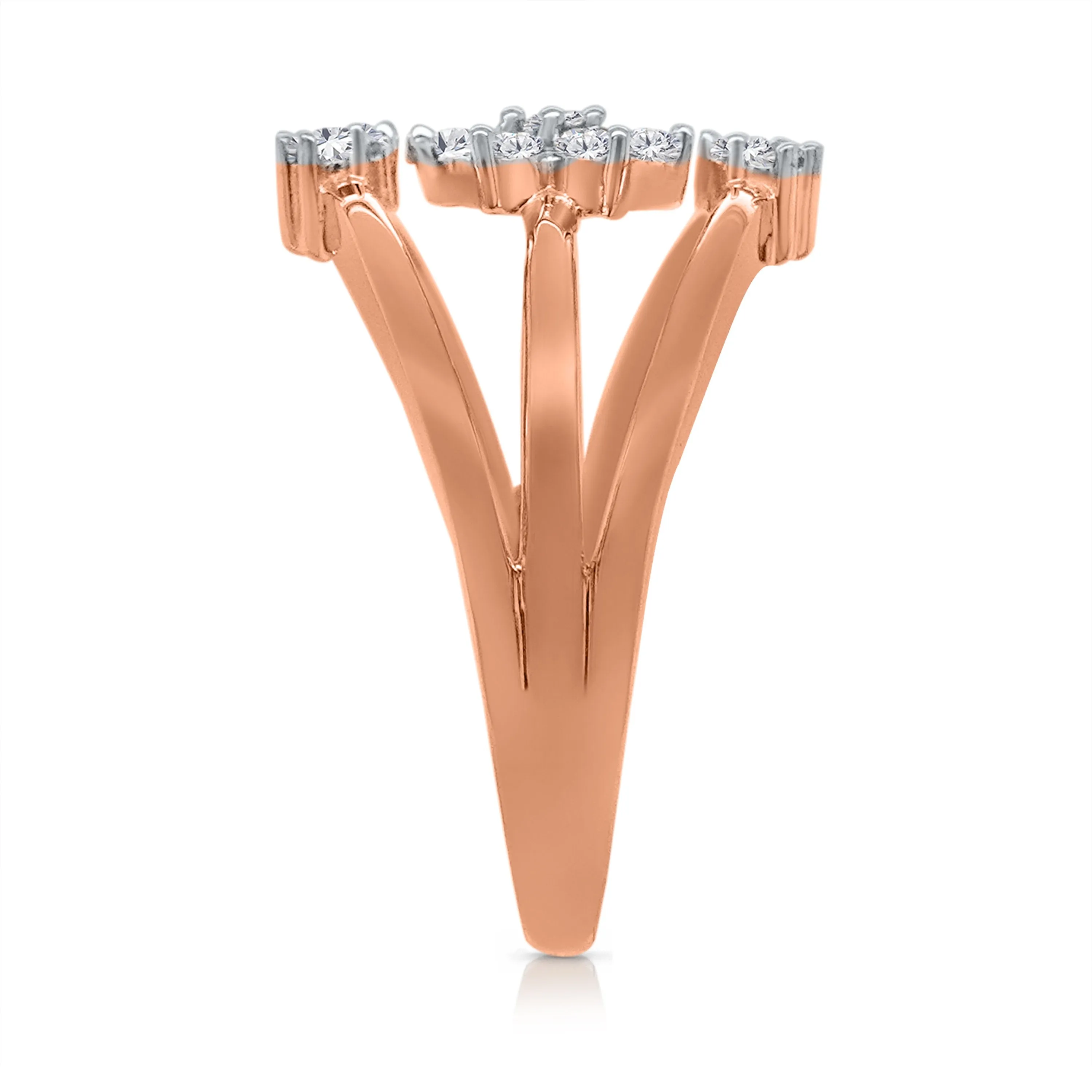 Kallati Diamond Eternal Ring in 14K Rose Gold