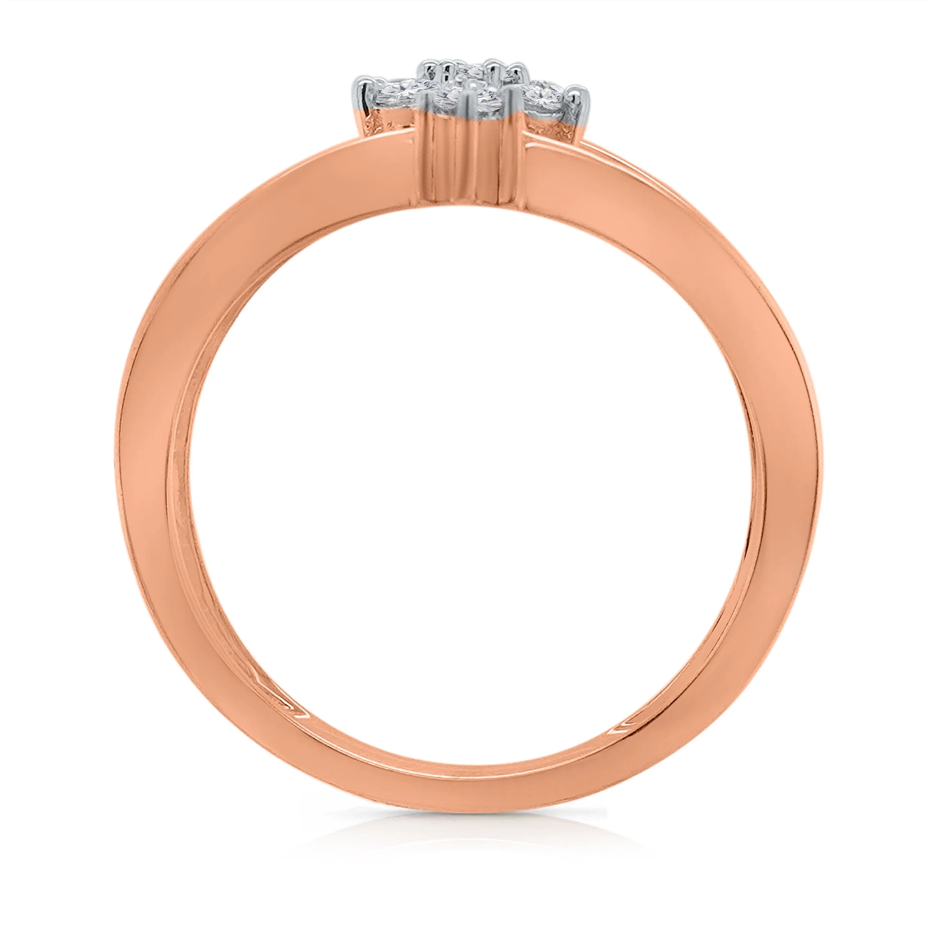 Kallati Diamond Eternal Ring in 14K Rose Gold