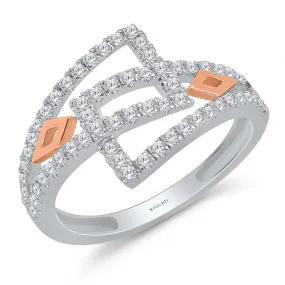 Kallati Eternal Diamond Ring in 14K Two-Tone Gold