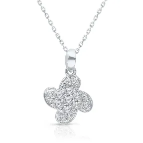 Kallati White Gold Diamond Eternal Pendant