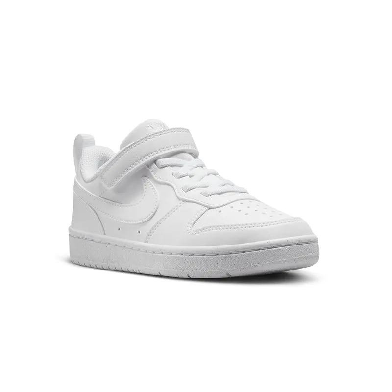 Kid's Preschool Court Borough Low Recraft White/White/White