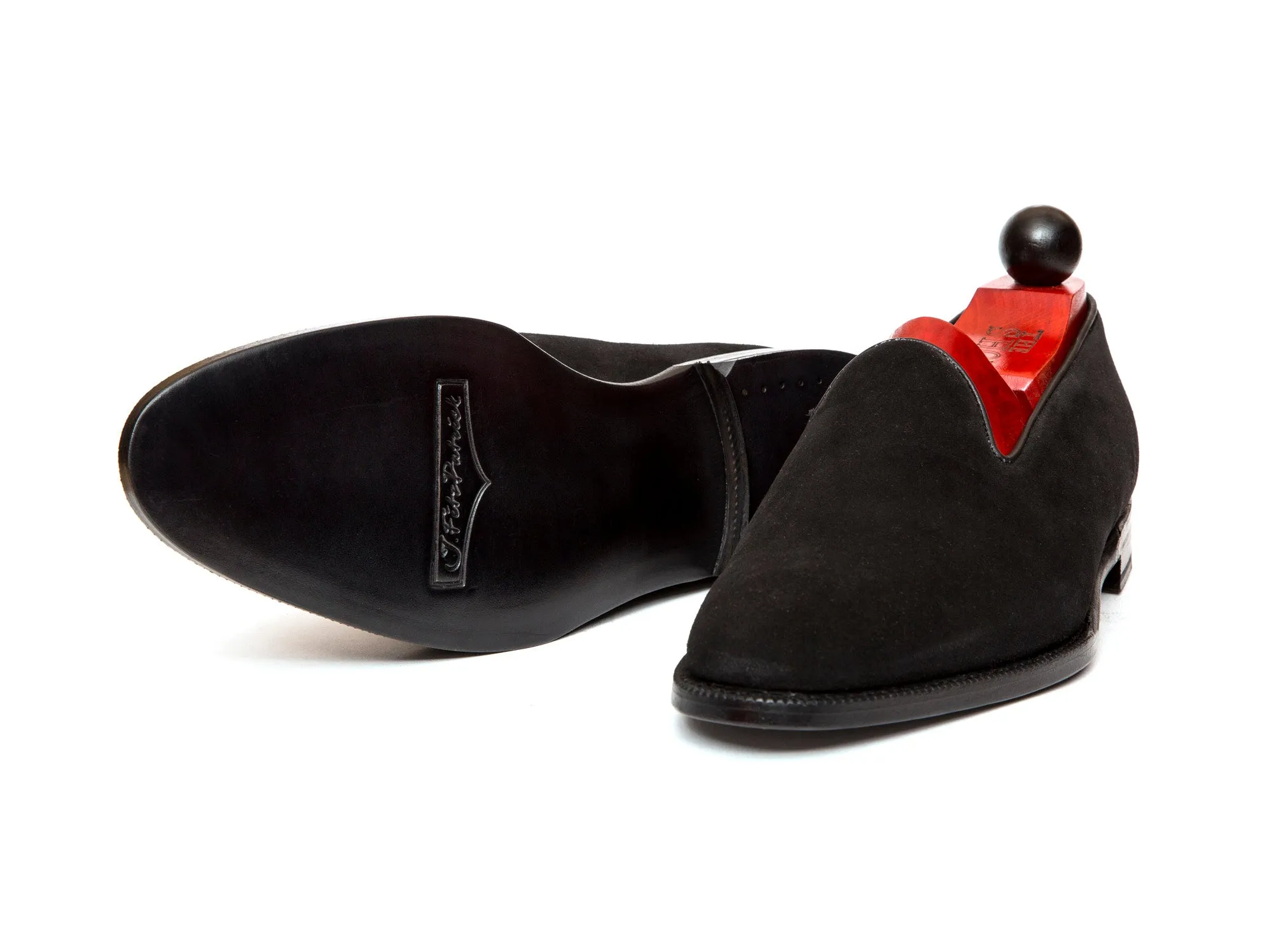 Laurelhurst II - MTO - Black Suede - TMG Last - Single Leather Sole