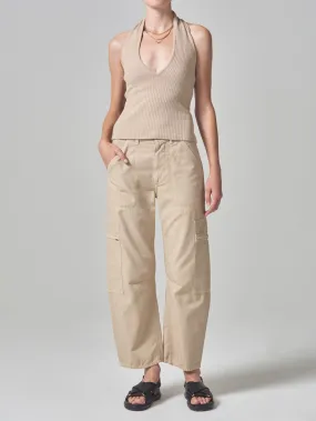 Marcelle Low Slung Easy Cargo Pant  - Taos Sand